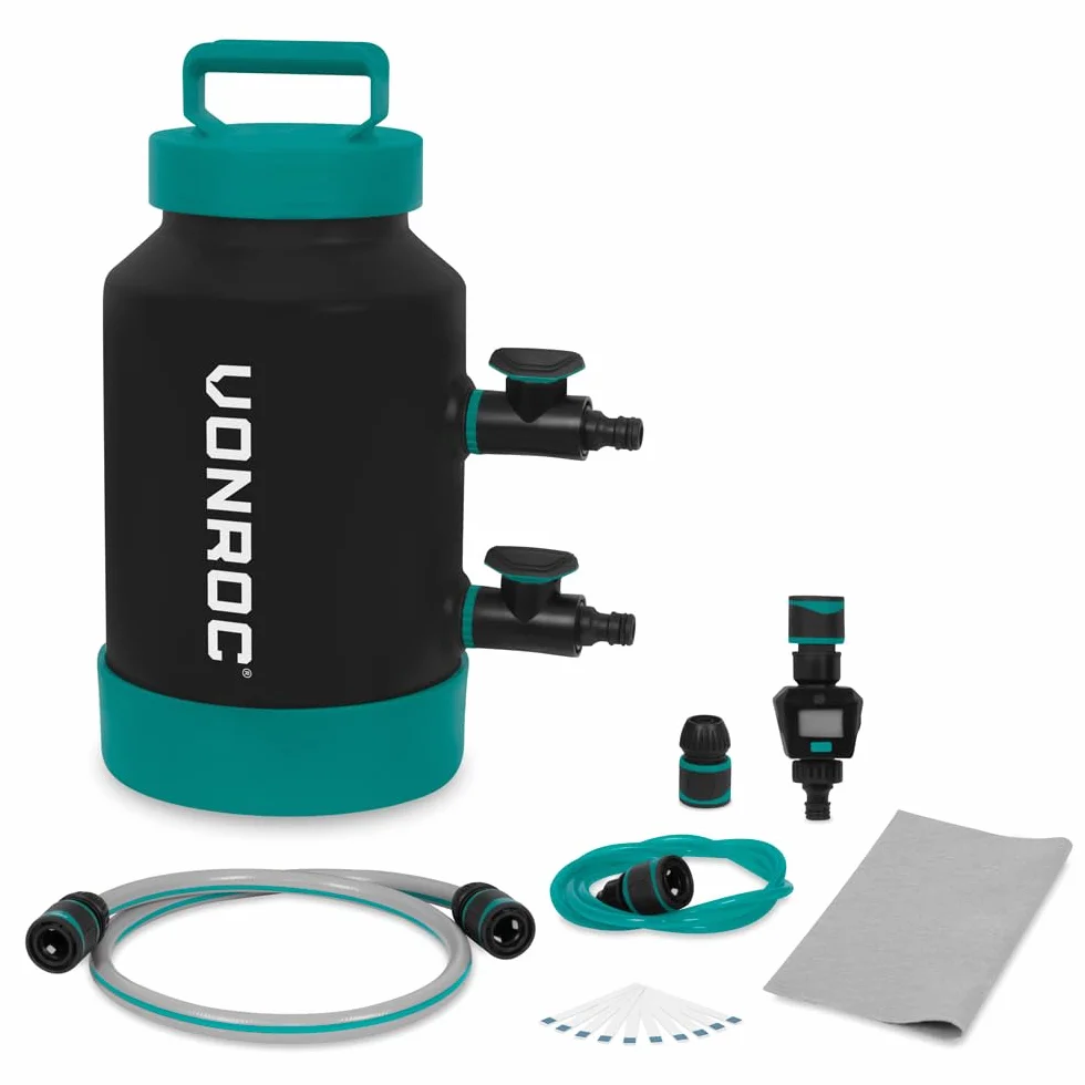 VONROC Addolcitore d'acqua | Inclusi contatore d'acqua, strisce reattive, tubi e raccordi