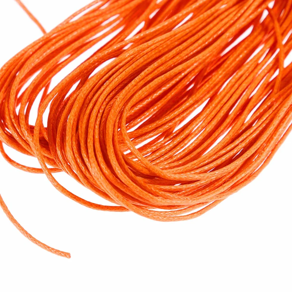 Filo di Cotone Cerato Ø 1 mm 10 m per Creazione Gioielli Fai da Te