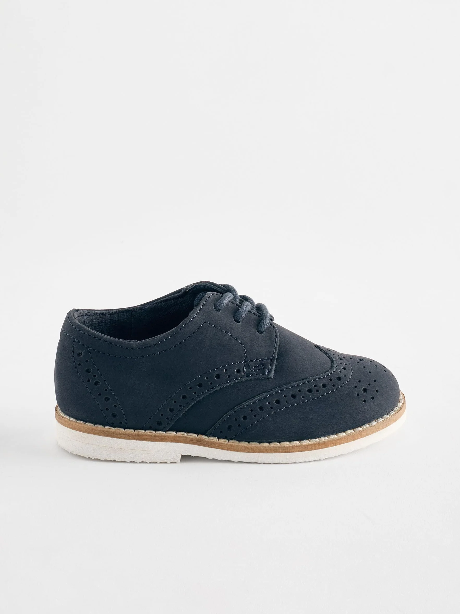 NEXT Ragazzo Scarpe Brogue Eleganti in Pelle