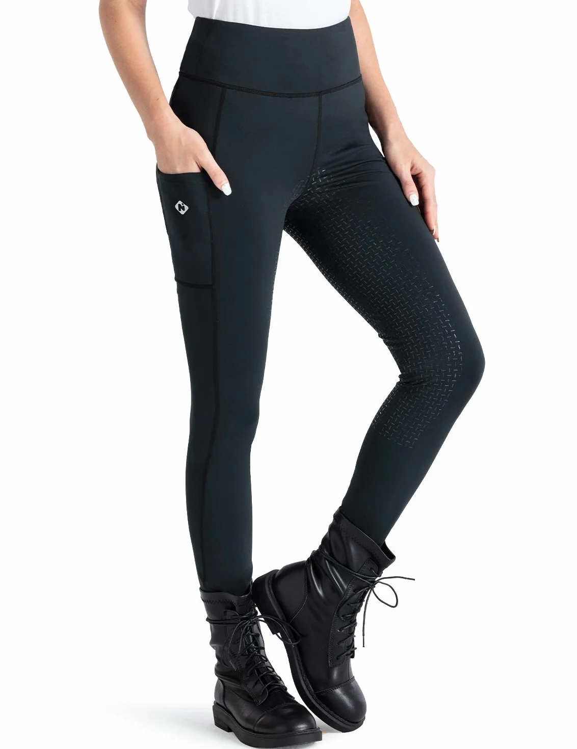 NAVISKIN Pantaloni da Equitazione Donna Calzamaglia Impugnatura Silicone Morbido Elastico
