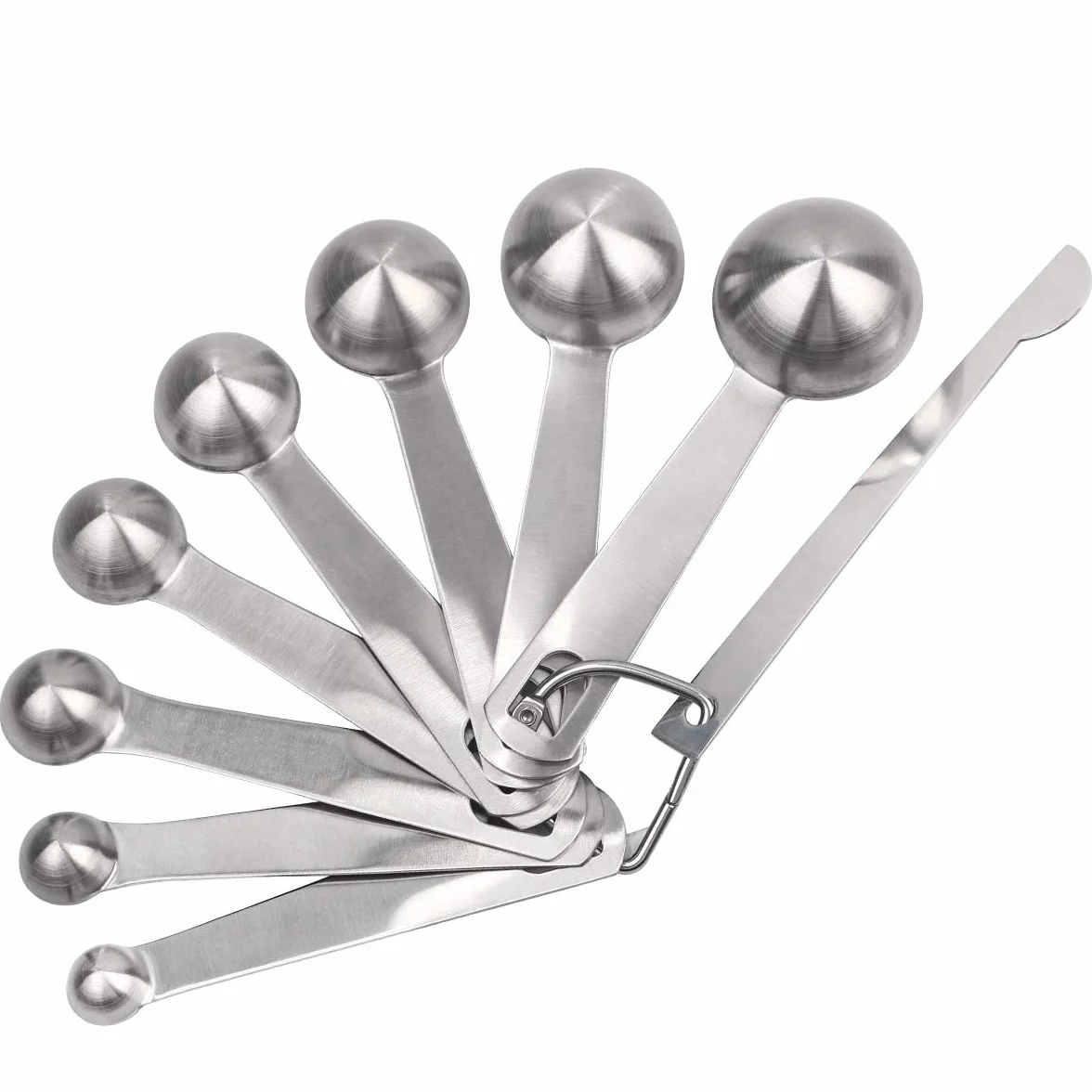 Vicloon Cucchiai Dosatori, Set di 9 Misurini in Acciaio Inox 304 Measuring Spoons Preciso Cucina Misurini Cucchiai Dosatore Set per Misurazione a Secco e Ingredienti Liquidi