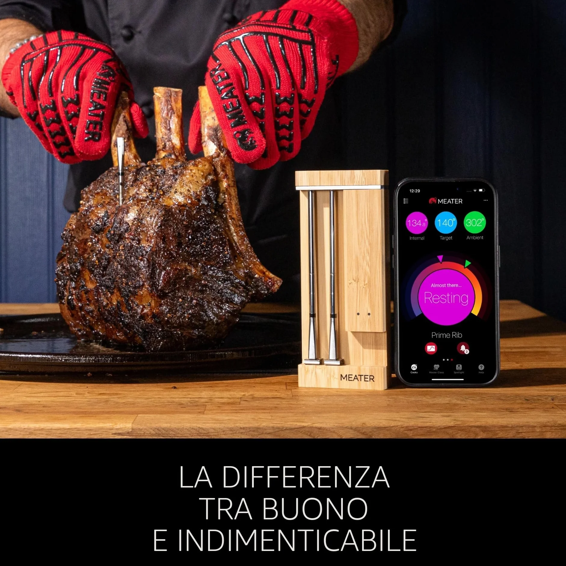 Meater Pro Duo termometro digitale intelligente 550°C grande raggio precisione certificata barbecue forno