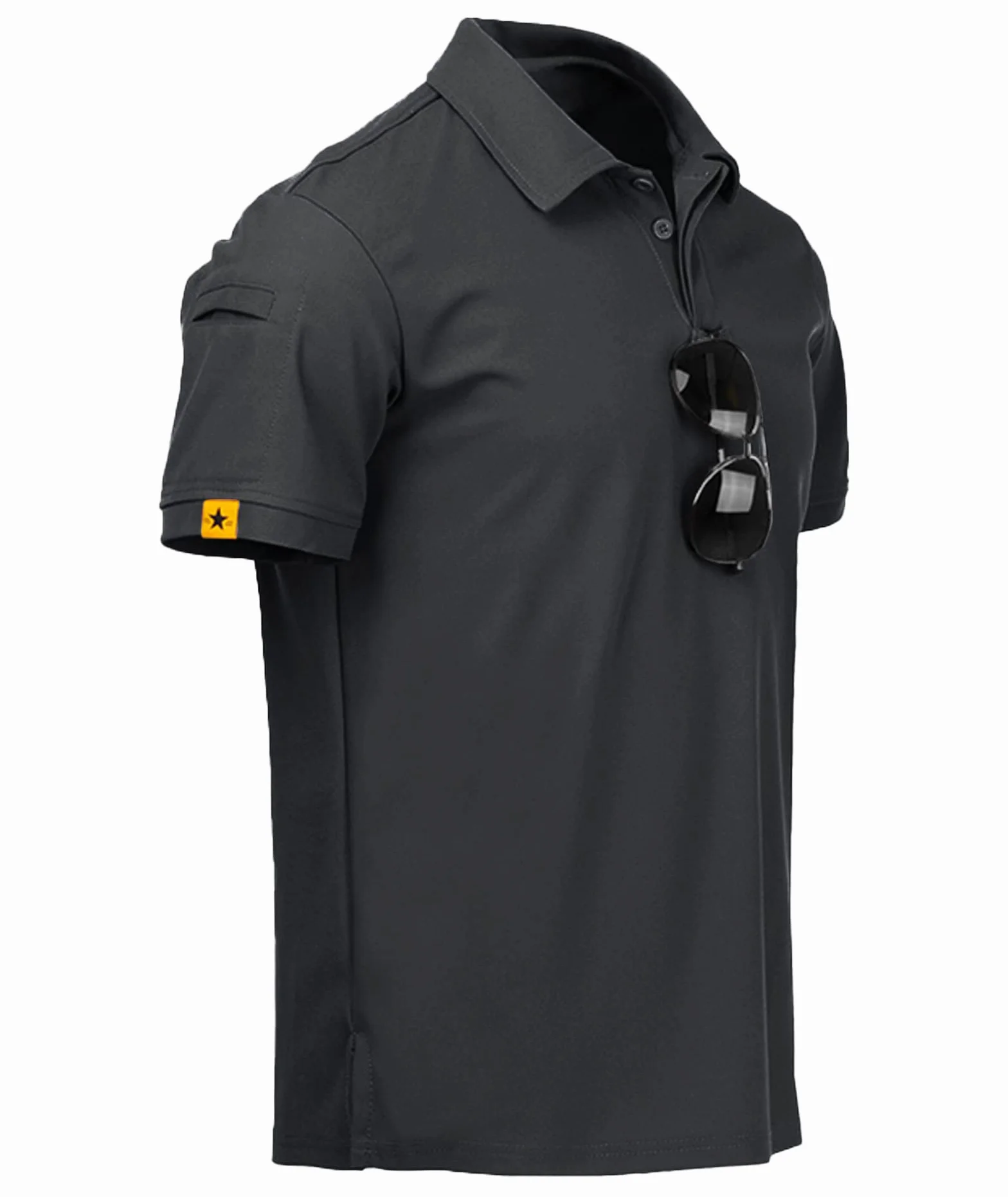 JACKETOWN Polo Shirt Uomo Manica Corta Asciugatura Rapida Traspirante Tennis Golf Regular Fit