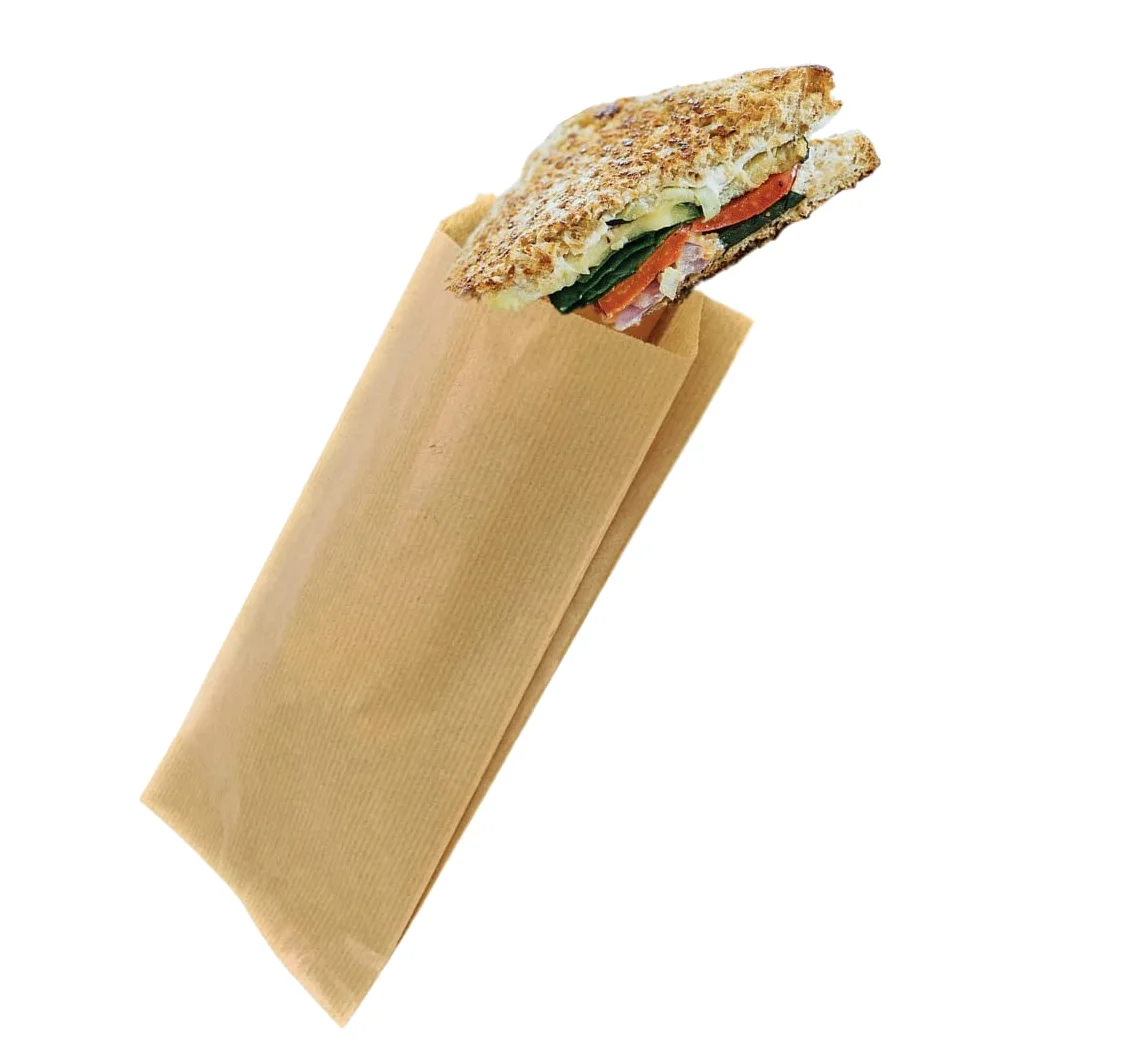 1000 sacchetti carta 27 x 14 + 6 cm/Sacchetti carta per alimenti/perfetti per panini, torte, frutta/Sacchetti per confetti/Sacchetti Kraft per alimenti/Sacchetto regalo