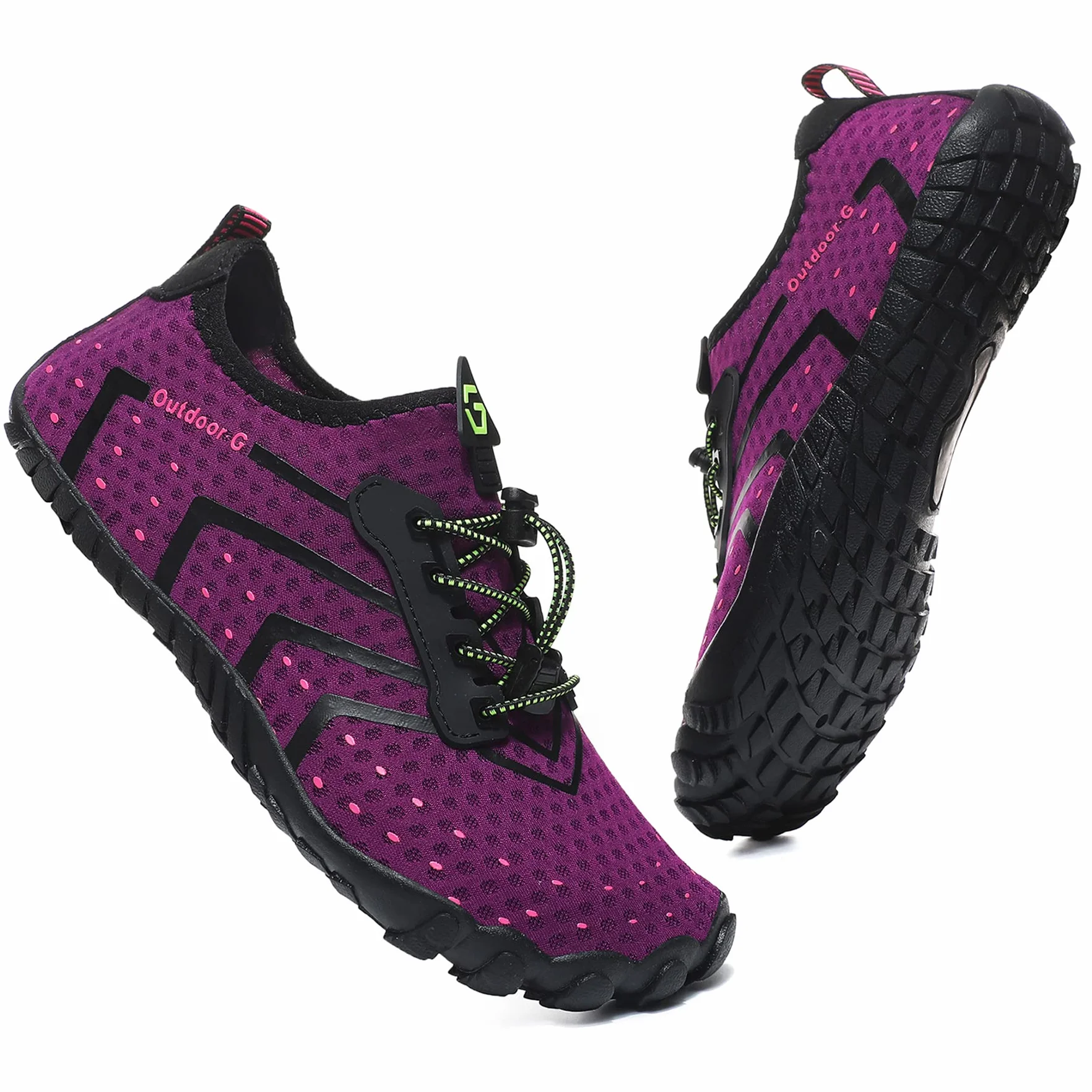 Scarpe da Acqua Unisex Leggero Asciugatura Rapida Diving Spiaggia Surf Piscina Viola EU39