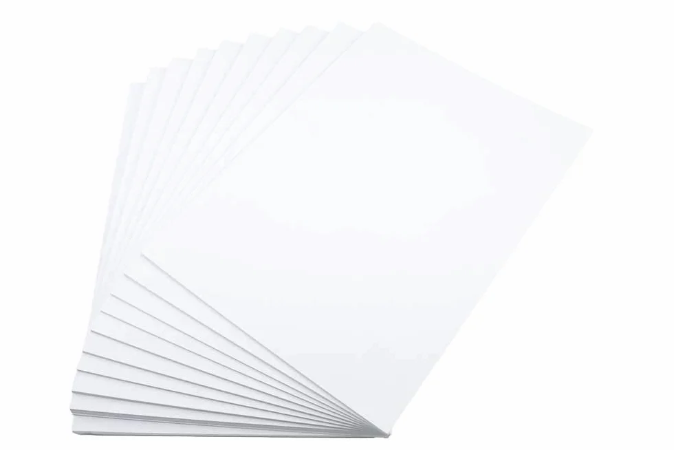 Cartoncino A5 300g/m² Bianco 50 Fogli