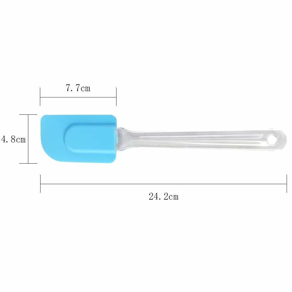 Vicloon Set Spatola da Cucina Utensili Antiaderenti in Silicone Resistente al Calore (4 Colori)
