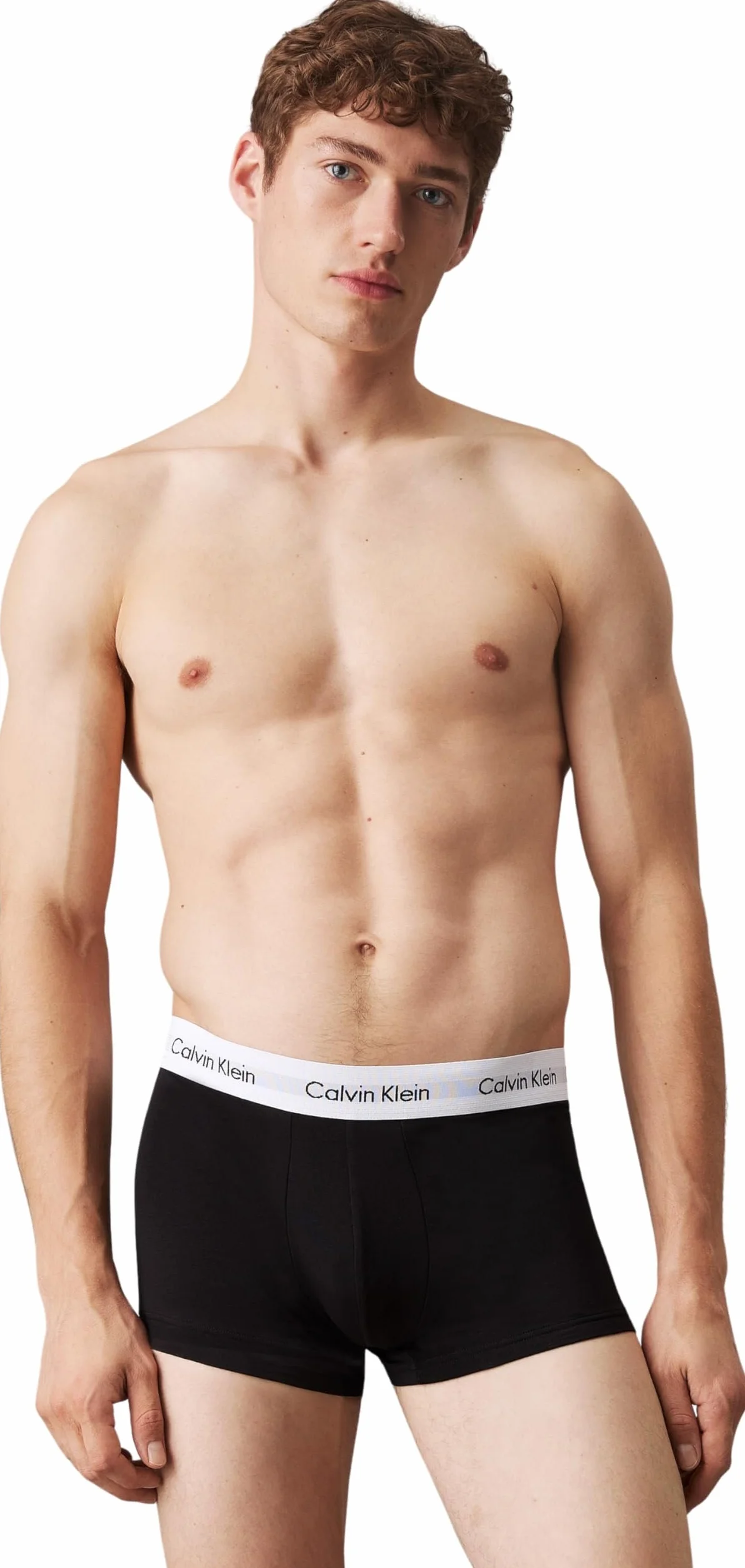 Calvin Klein Boxer Uomo Hüft-Shorts Baumwoll-Unterhosen Stretch 3er Pack XS-XL