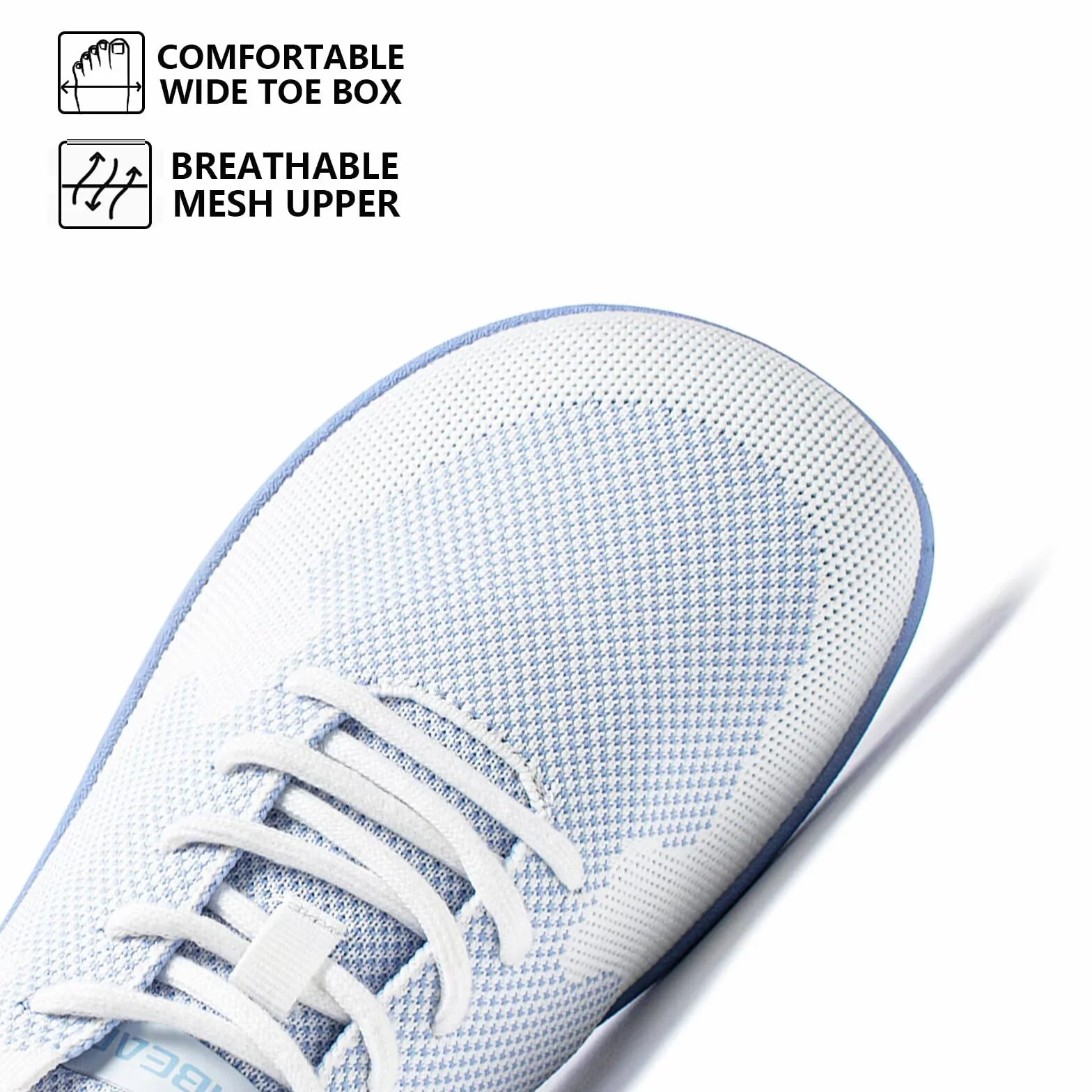 HOBIBEAR Scarpe unisex a piedi nudi | ampia scatola | Sneakers traspiranti per il tempo libero