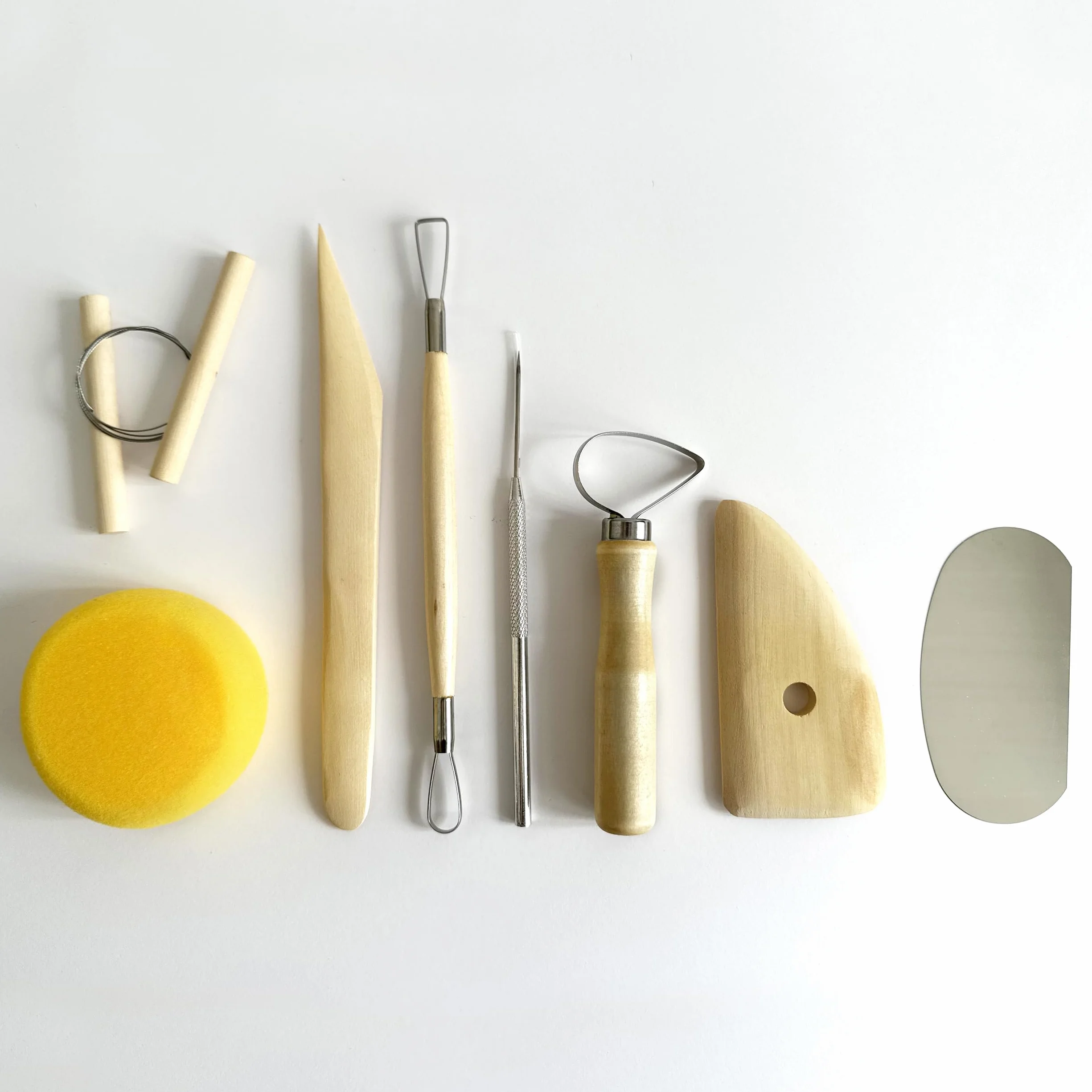 Kit ceramica: strumenti modellare, colori acrilici, guida rapida fai da te famiglia