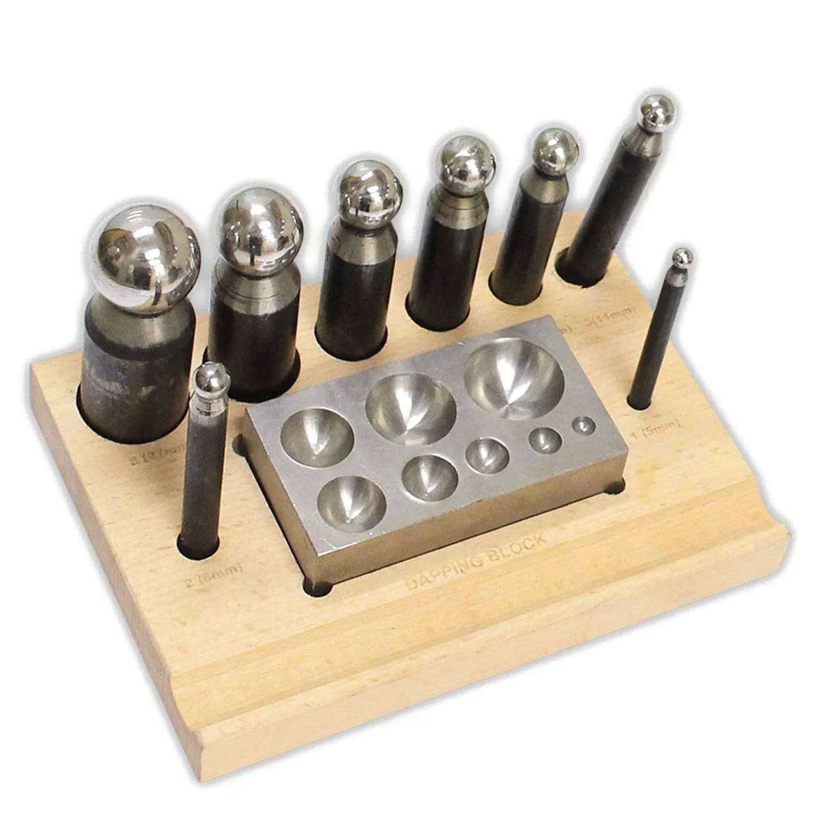 S1 Deluxe 8 imbottitori bottoniera base legno