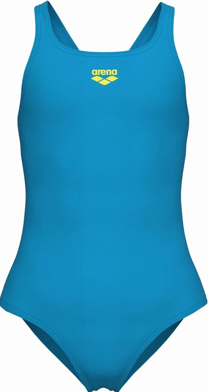 arena Dynamo Junior R Costume Intero Bambina, Costume da Bagno Sportivo in Tessuto arena MaxFit Eco Resistente al Cloro e al Sale con Protezione UV UPF 50+