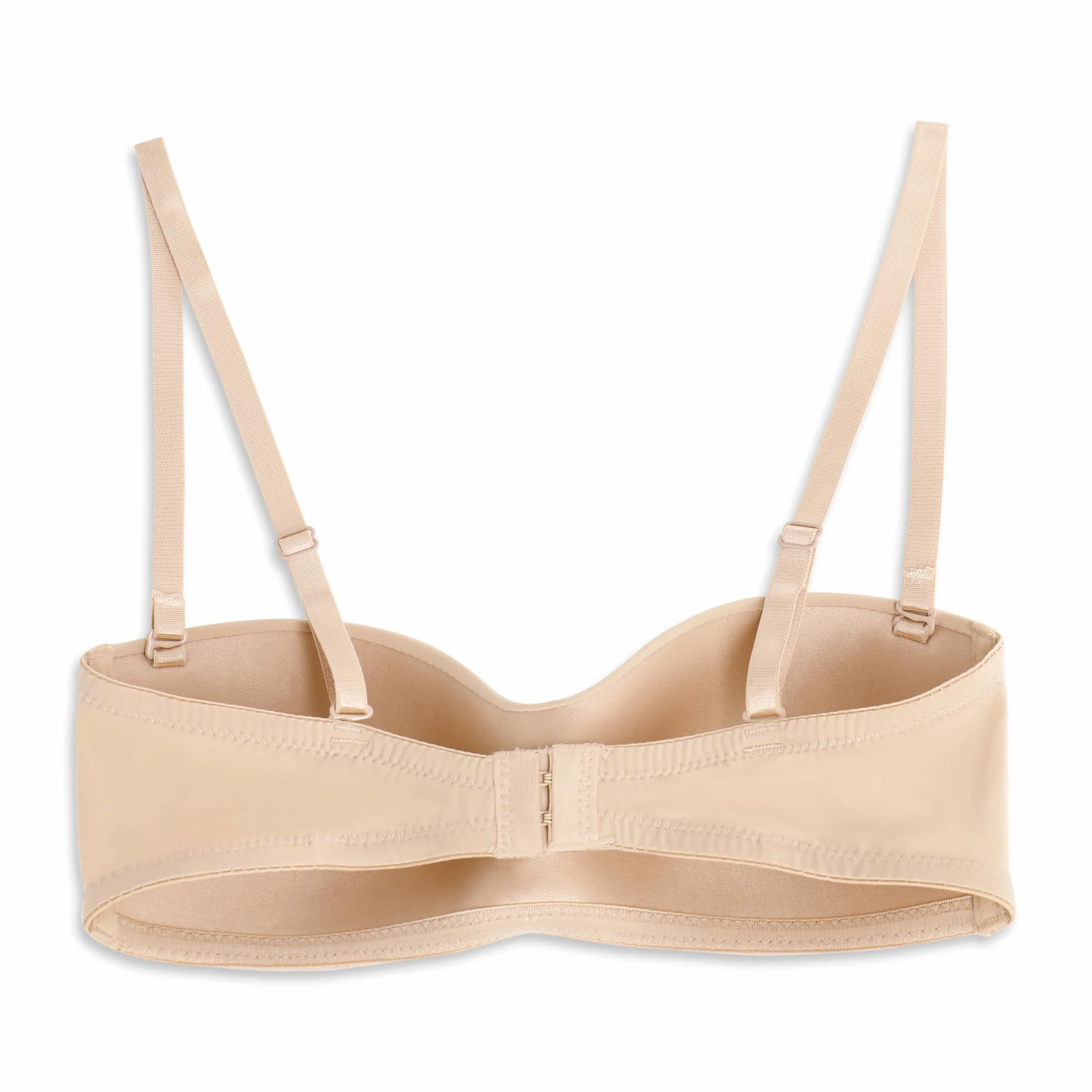 Cotonella Reggiseno a Fascia Simona Morbida Microfibra Imbottito Senza Ferretto Spalline Removibili