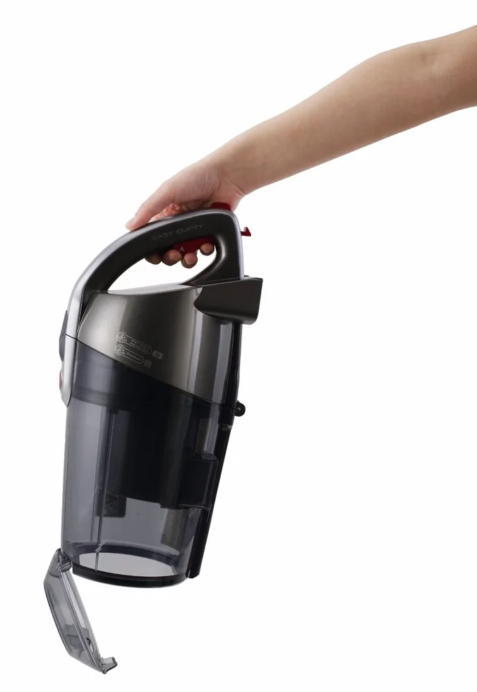 Hoover REACTIV RC81_RC25011 Aspirapolvere a Traino Senza Sacco, 800W, 2 Litri, 75 dBA, Ciclonico, Filtro Epa, Spazzola Parquet, Mini Turbo Spazzola, Rosso