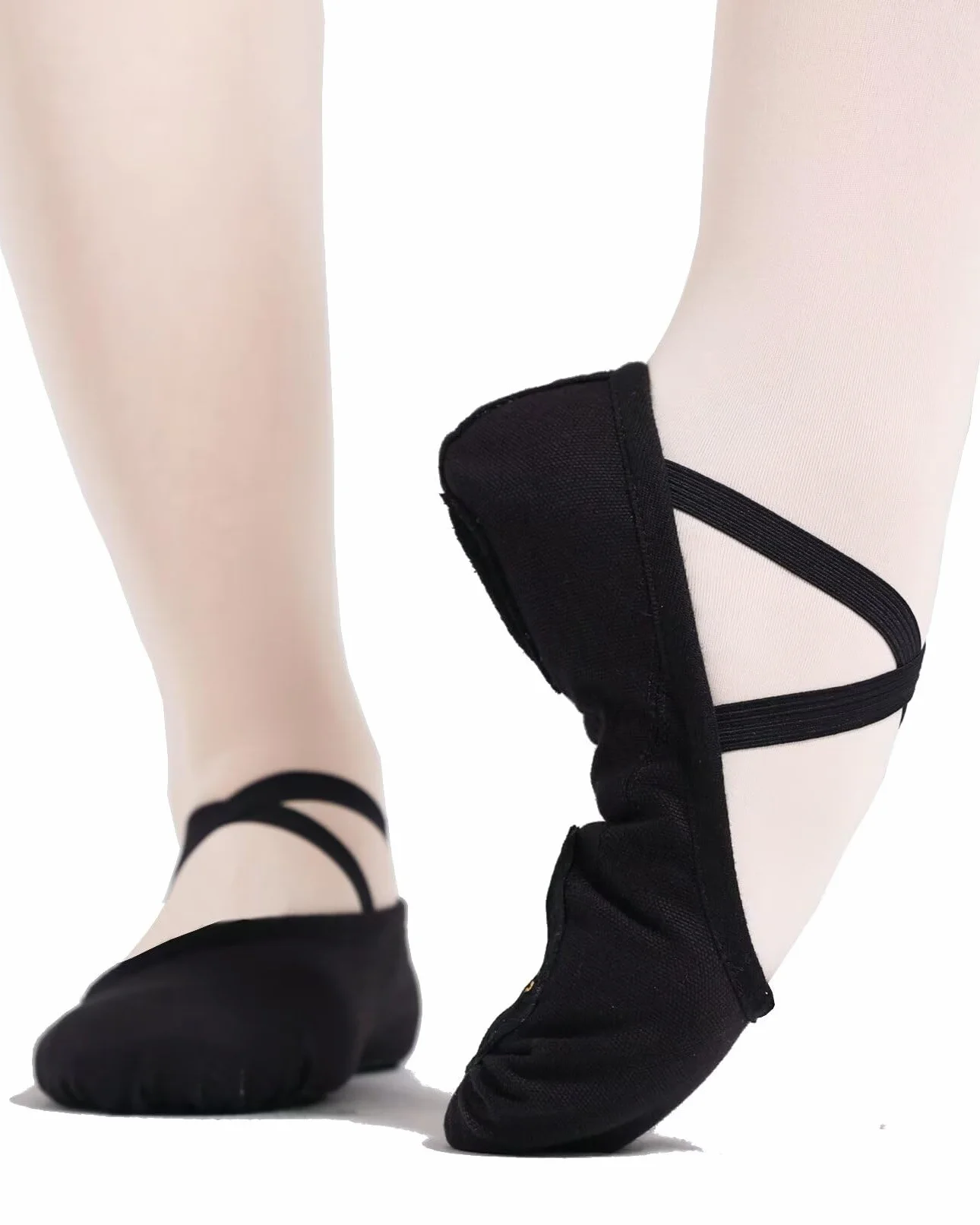 Scarpette da Danza Classica in Tela Ballerina per Bambina e Adulti