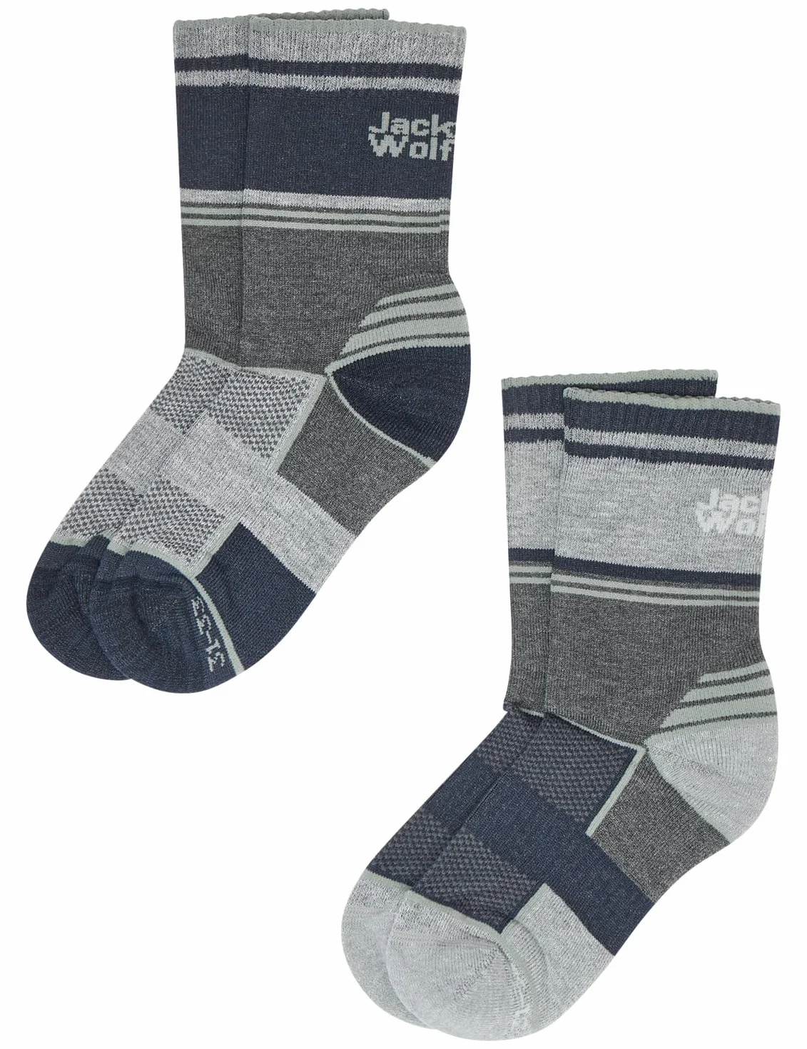 Jack Wolfskin Hike Sock Cl C K Calze da escursionismo Unisex - Bambini e ragazzi