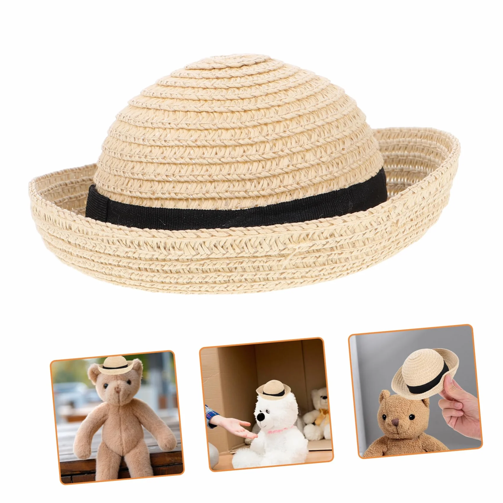 HEMOTON 1Pezzi Cappello per Mini Accessori Chic per Costumi Decorazione per Giardino delle Fate e Casa delle Fatti Mano