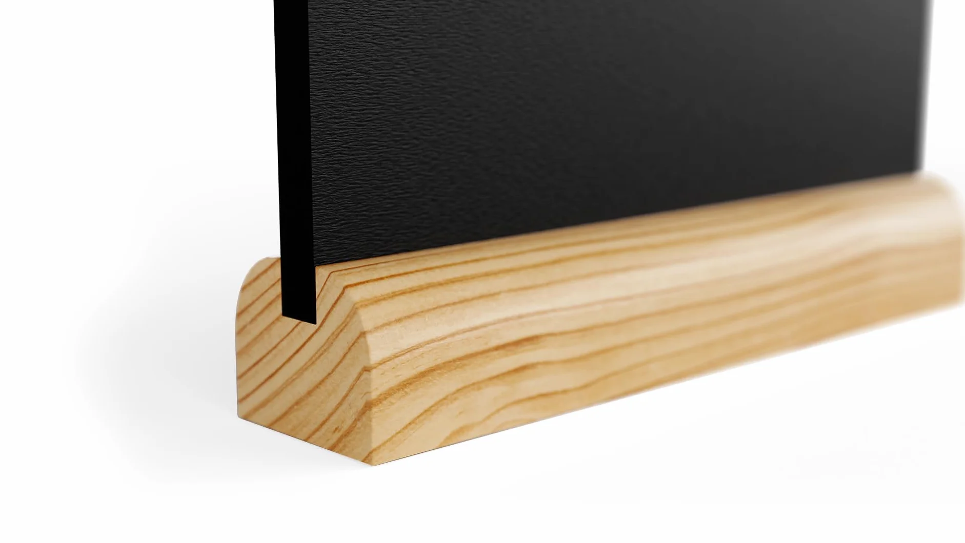 ALLboards Lavagnetta per gesso bifacciale da tavolo per Menu, MINI, stilizzata base legno, set 10 pezzi