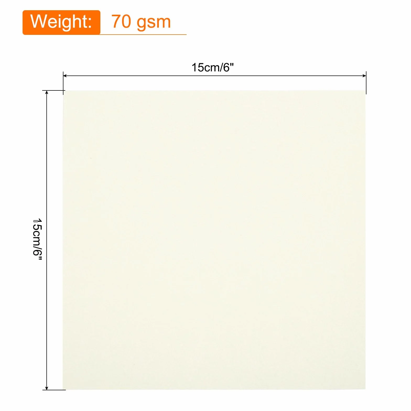 QUARKZMAN Carta Origami Doppio Lato 15x15cm 6x6 Pollici Foglio Quadrato
