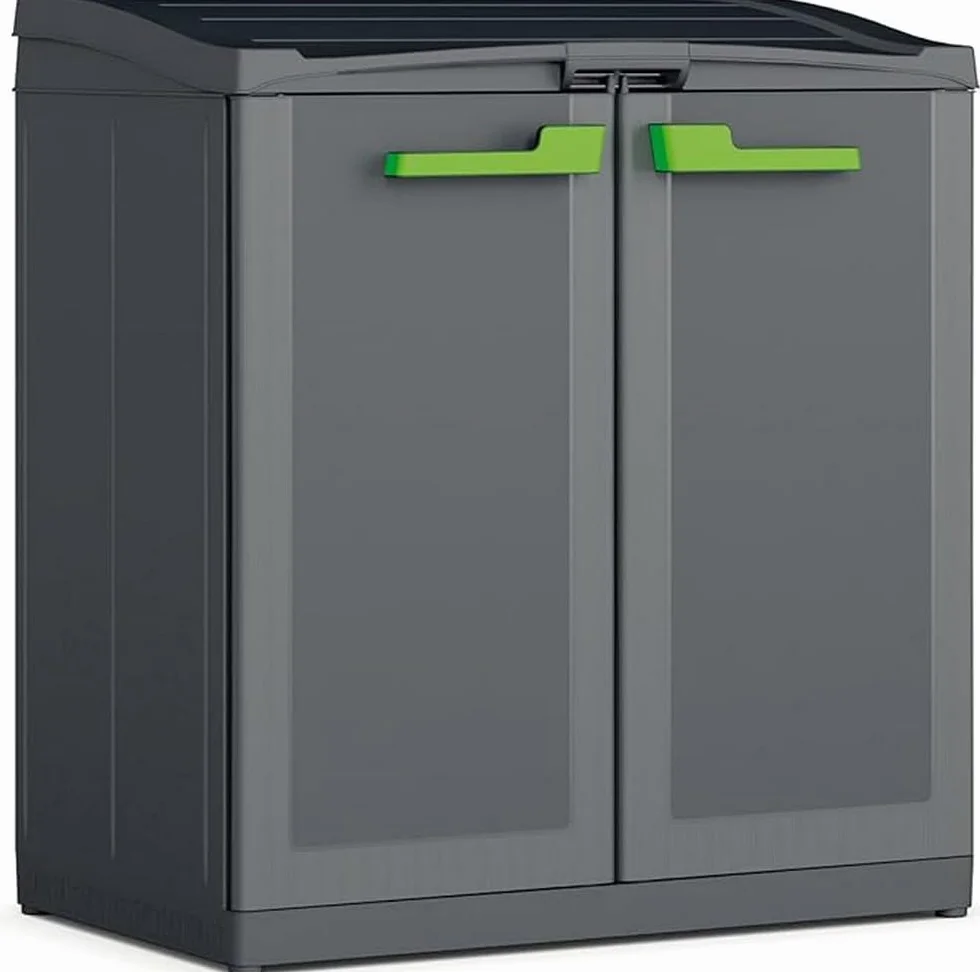 Keter Moby Recycling - Armadio Per La Raccolta Differenziata - 90X55X100H Antracite
