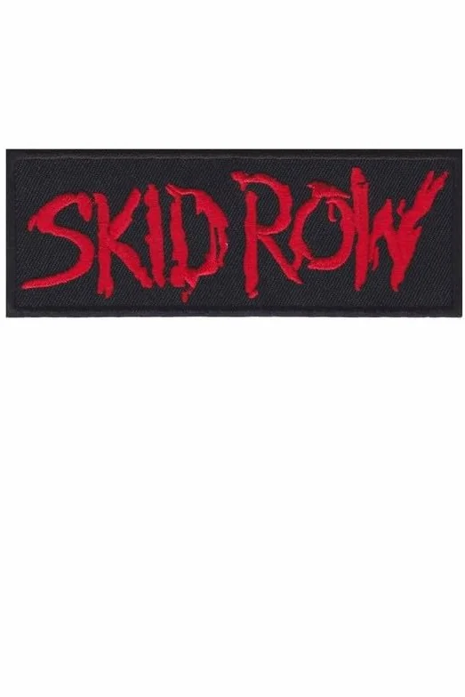 Skid Row Red Hard Rock Hair Metal Band Patch Accessorio