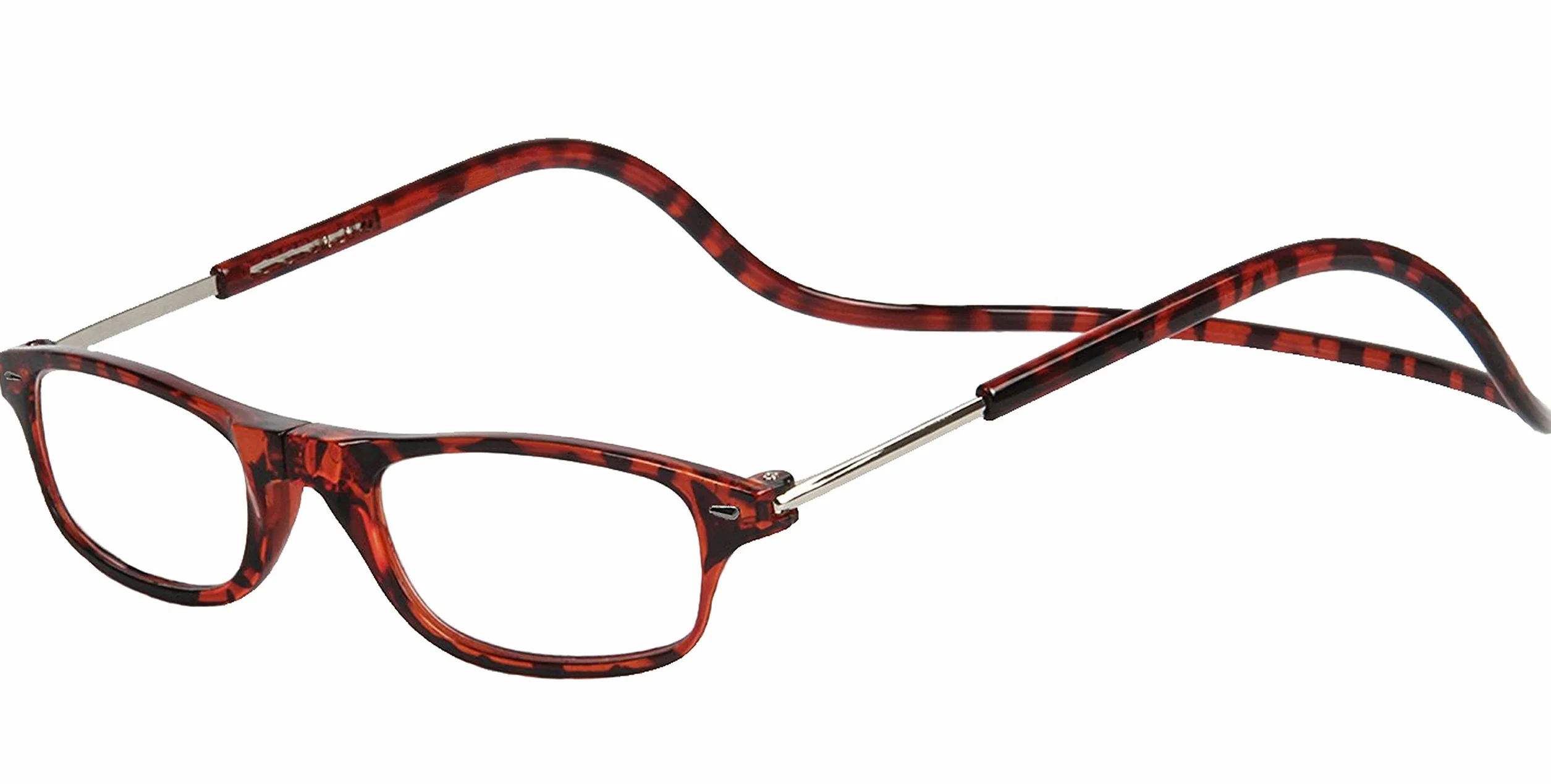 TBOC Occhiali da Lettura Regolabili Pieghevoli con Clip Magnetica, 4 Pezzi, Montatura Confortevole per Donna e Uomo