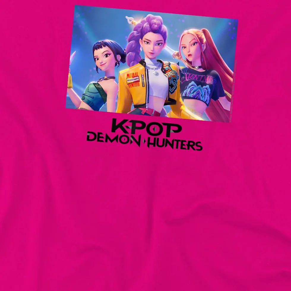 Kpop Demon Hunters Heroic Huntrix Huntr X Kids T-Shirt Bialy Unisex