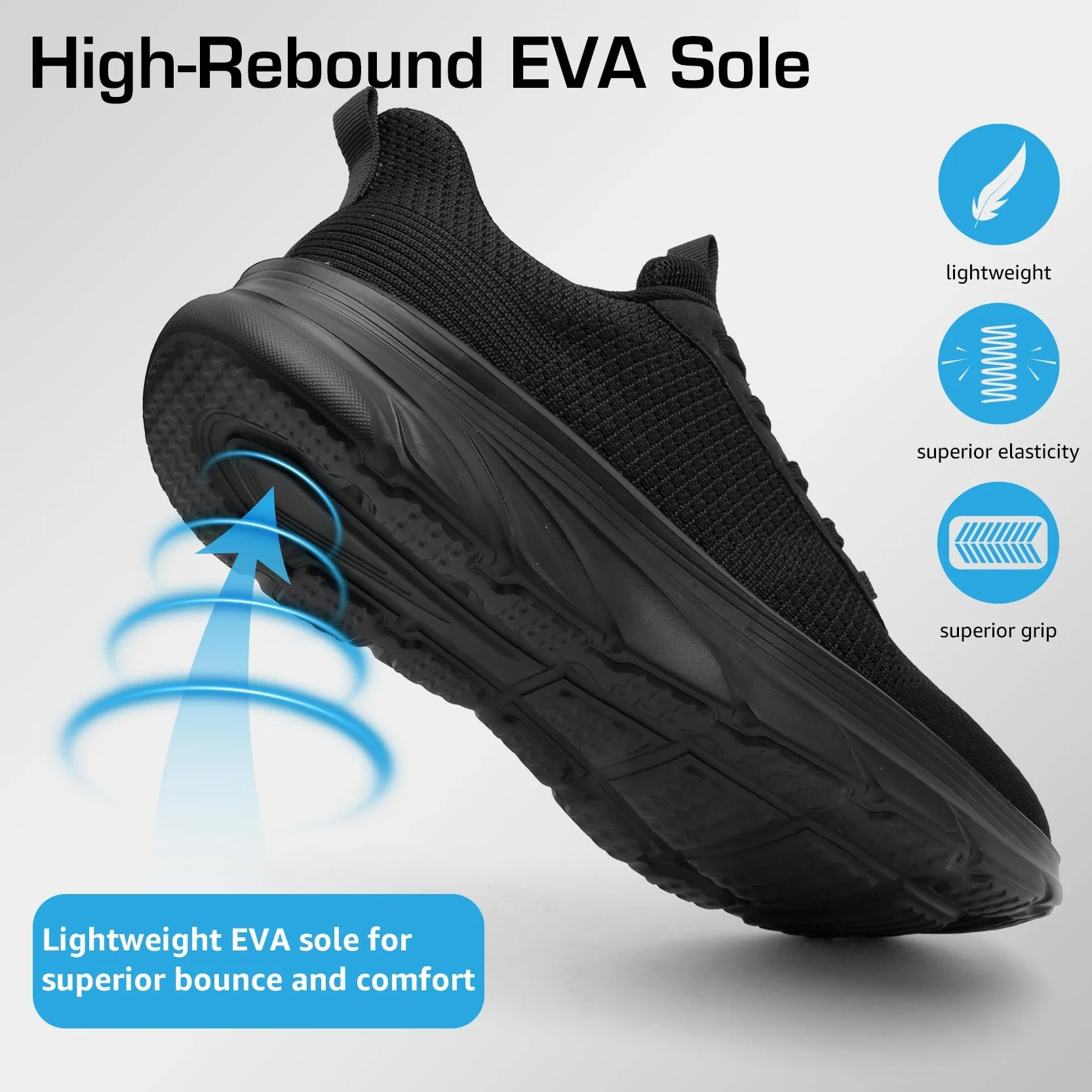 DimaiGlobal Sneakers Uomo Scarpe Running Leggeri Traspiranti Slip-On