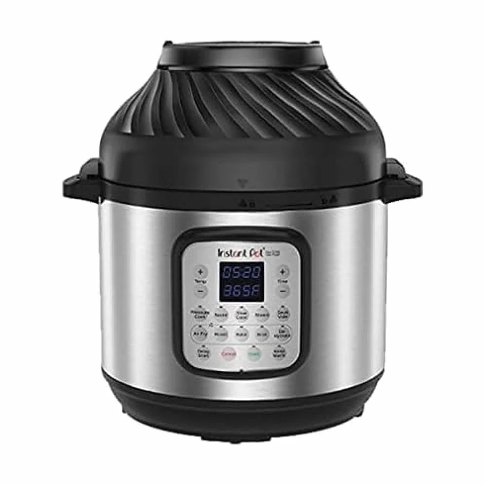 Instant Pot Duo Crisp + Hot Air Fryer 11-in-1 Electric Multi-Cooker 5.7 L Pressure Cooker Air Fryer Slow Cooker