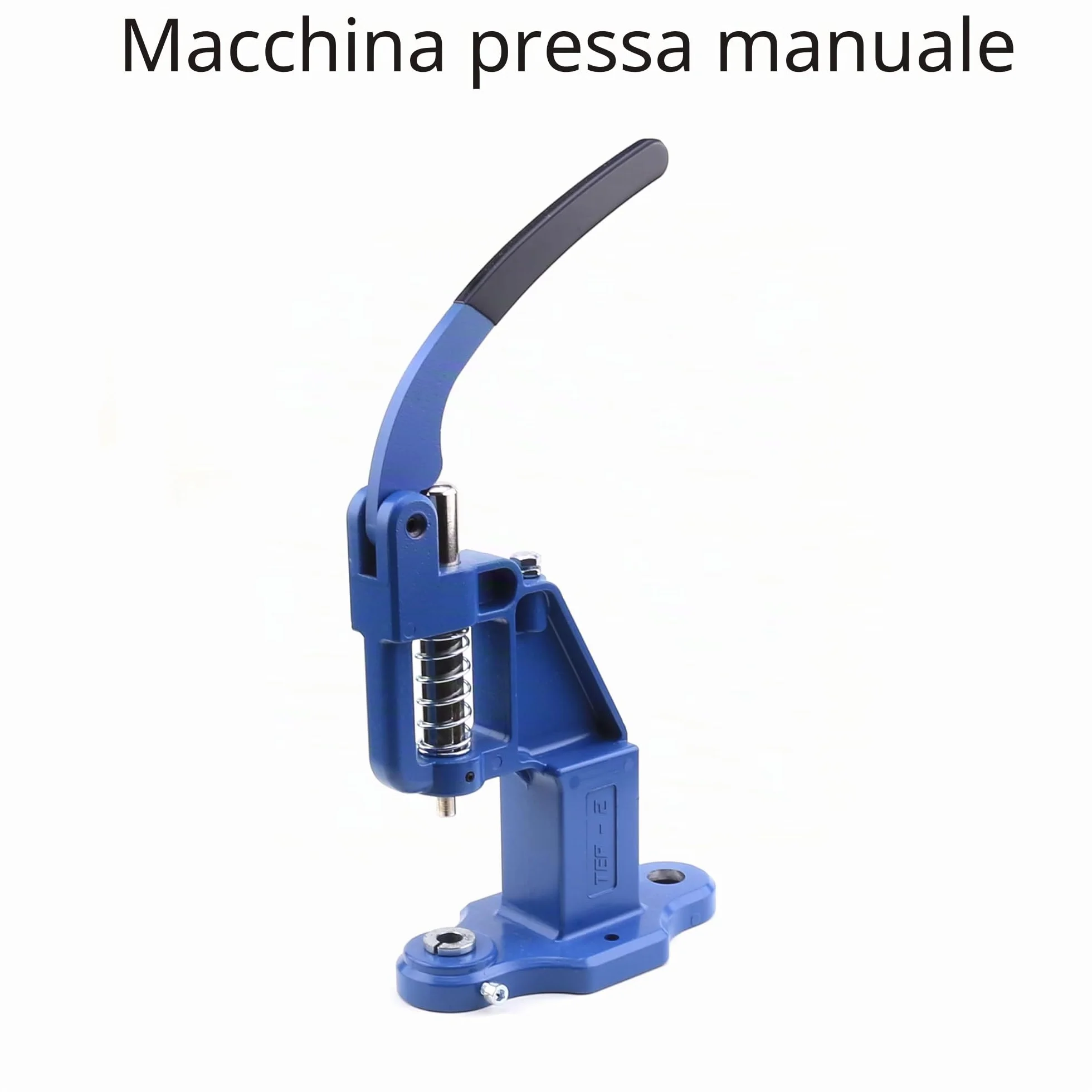 Set di macchine a pressione manuale DIE-SET-10 con fustelle per bottoni a pressione, occhielli, rivetti