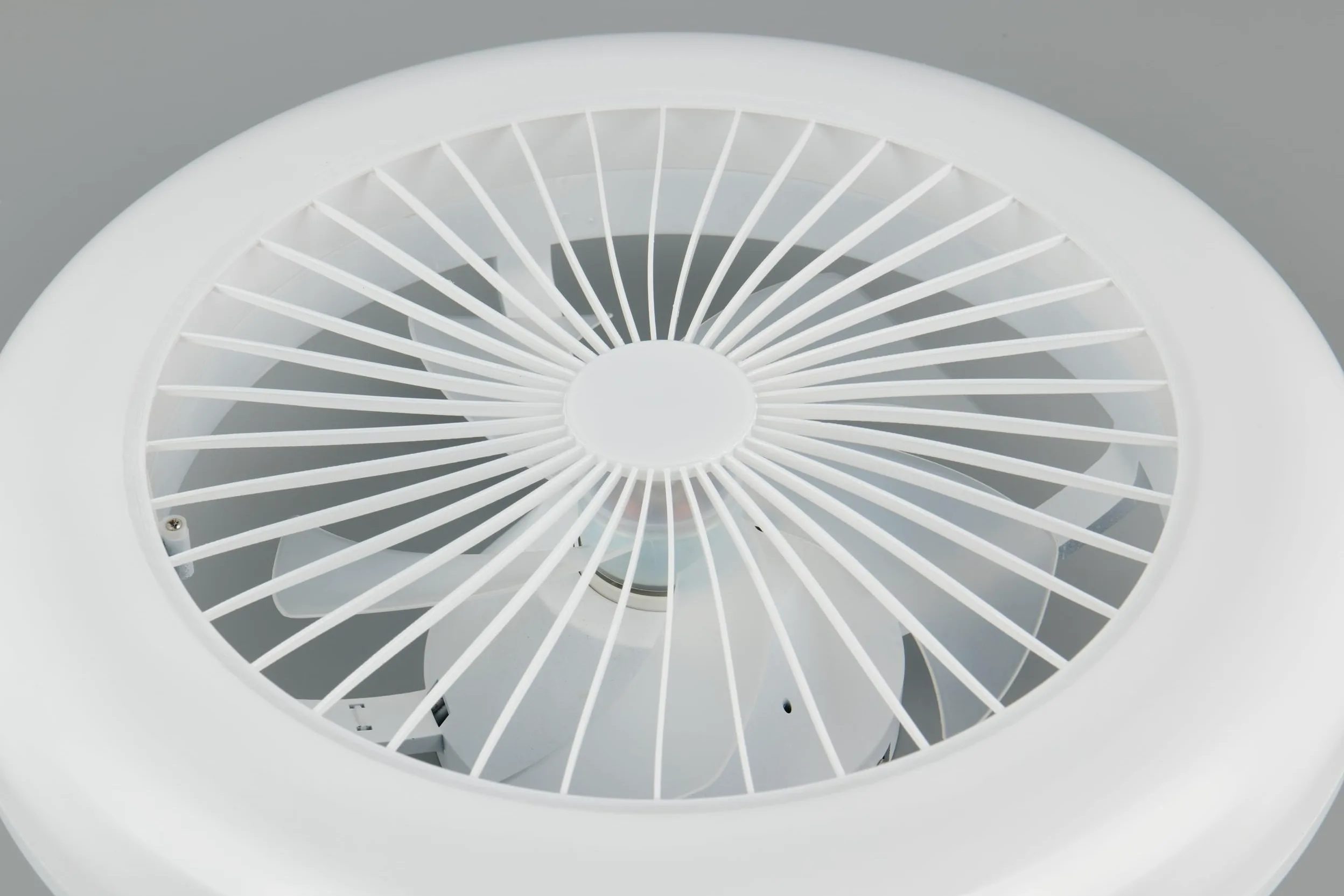 Reality Leuchten Ventilatore MORA R64032101, bianco, 10W, 2700K - 6500K, 1400 lm, dimmerabile