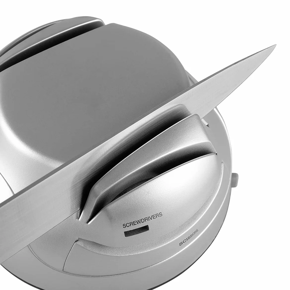 Affilacoltelli elettrico Orbegozo Cu 7000, 60 W, sistema a 2 stadi, affila forbici, raccoglie cavi