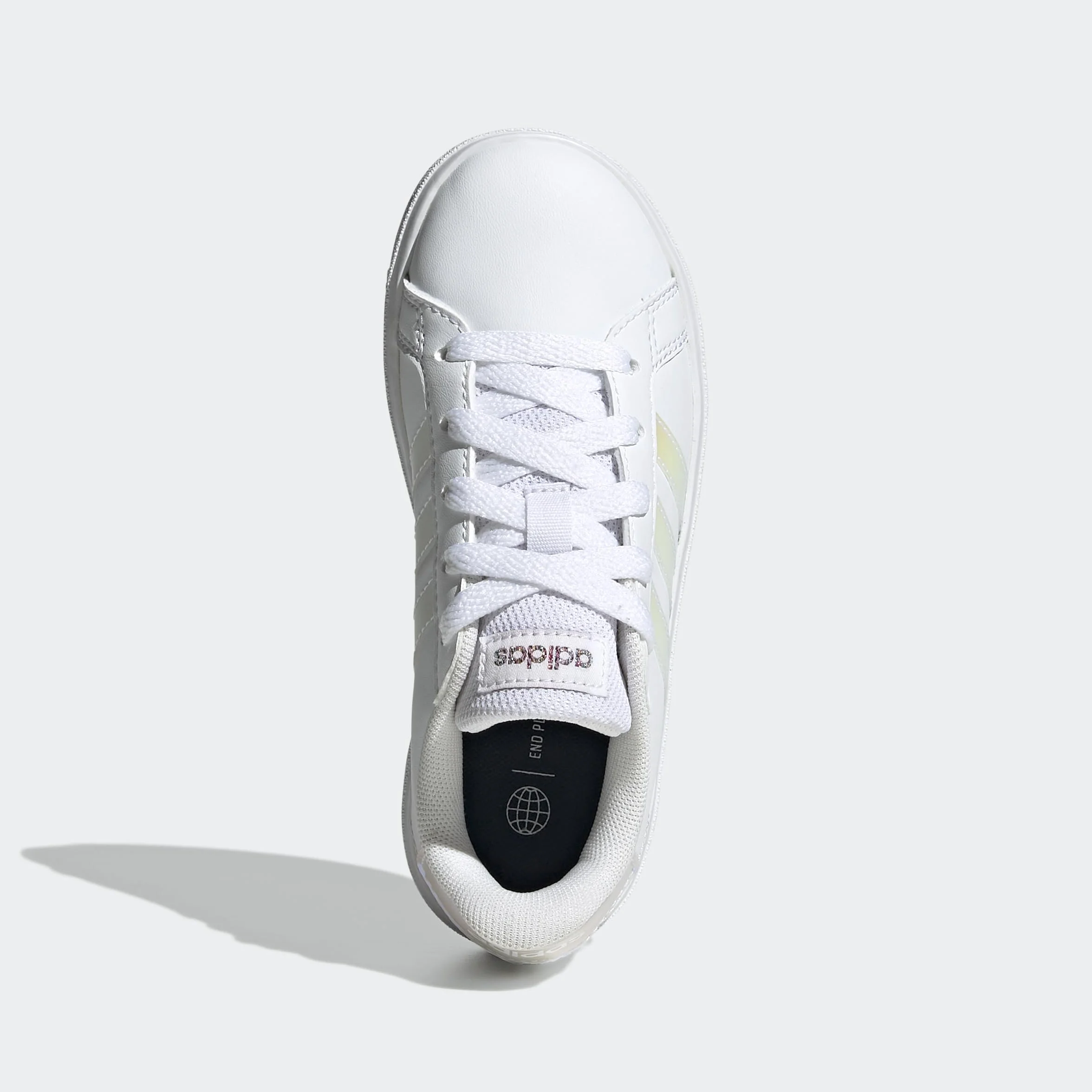 Adidas Grand Court Lifestyle Lace Tennis Scarpe Unisex Bambini Ragazzi