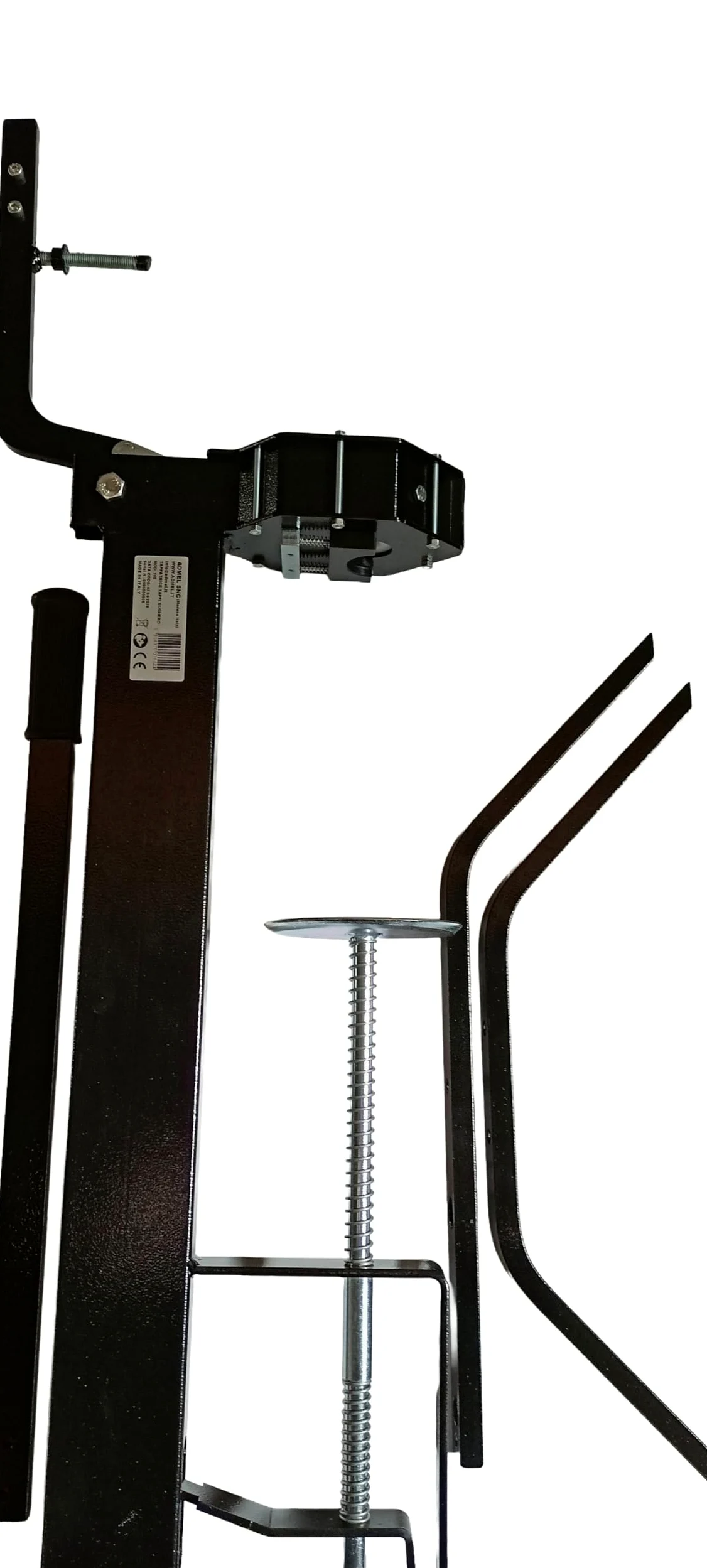 Tappatrice a Colonna Professionale 2-in-1 per Tappi a Fungo e Raso - Tappabottiglie Manuale Regolabile in Ferro per Bottiglie di Vino e Spumante
