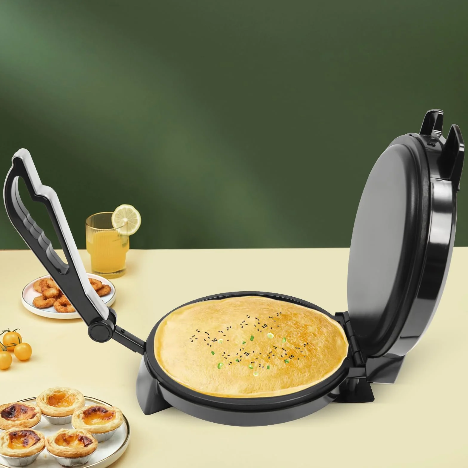 Crepesmaker elettrico 1200W Roti Maker antiaderente regolazione temperatura BM-926