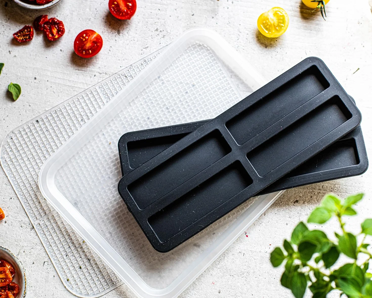 ROMMELSBACHER Essiccatore DA 450, superficie di essiccazione 0,2 m², con 5 vassoi in acciaio inox, 1 griglia di essiccazione, 1 base di essiccazione, 2 stampi per cereali, display LCD, timer 99 ore