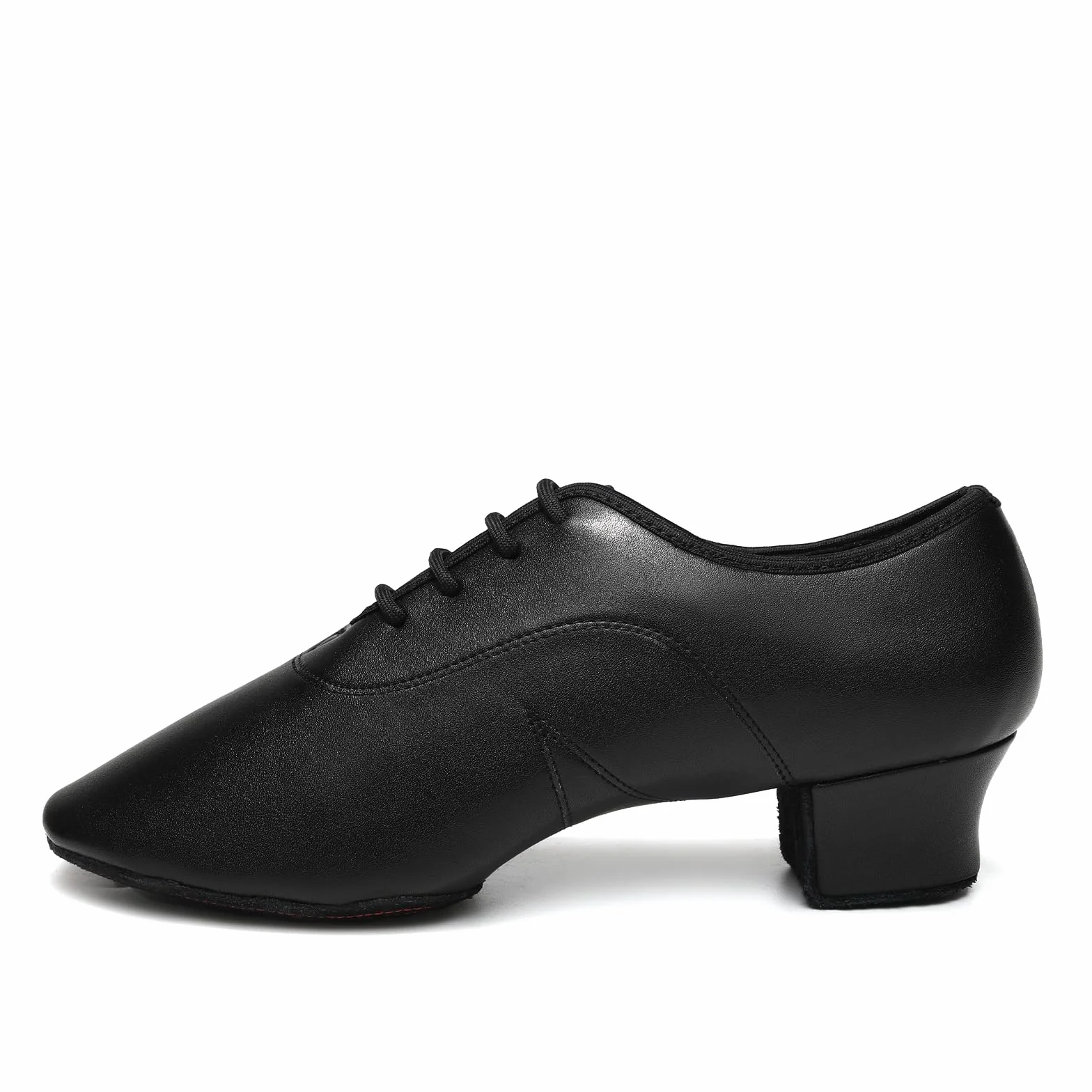 Scarpe da Ballo Latino Uomo Ragazzo Tacco Basso 3.5cm Scamosciata Salsa Tango Jazz
