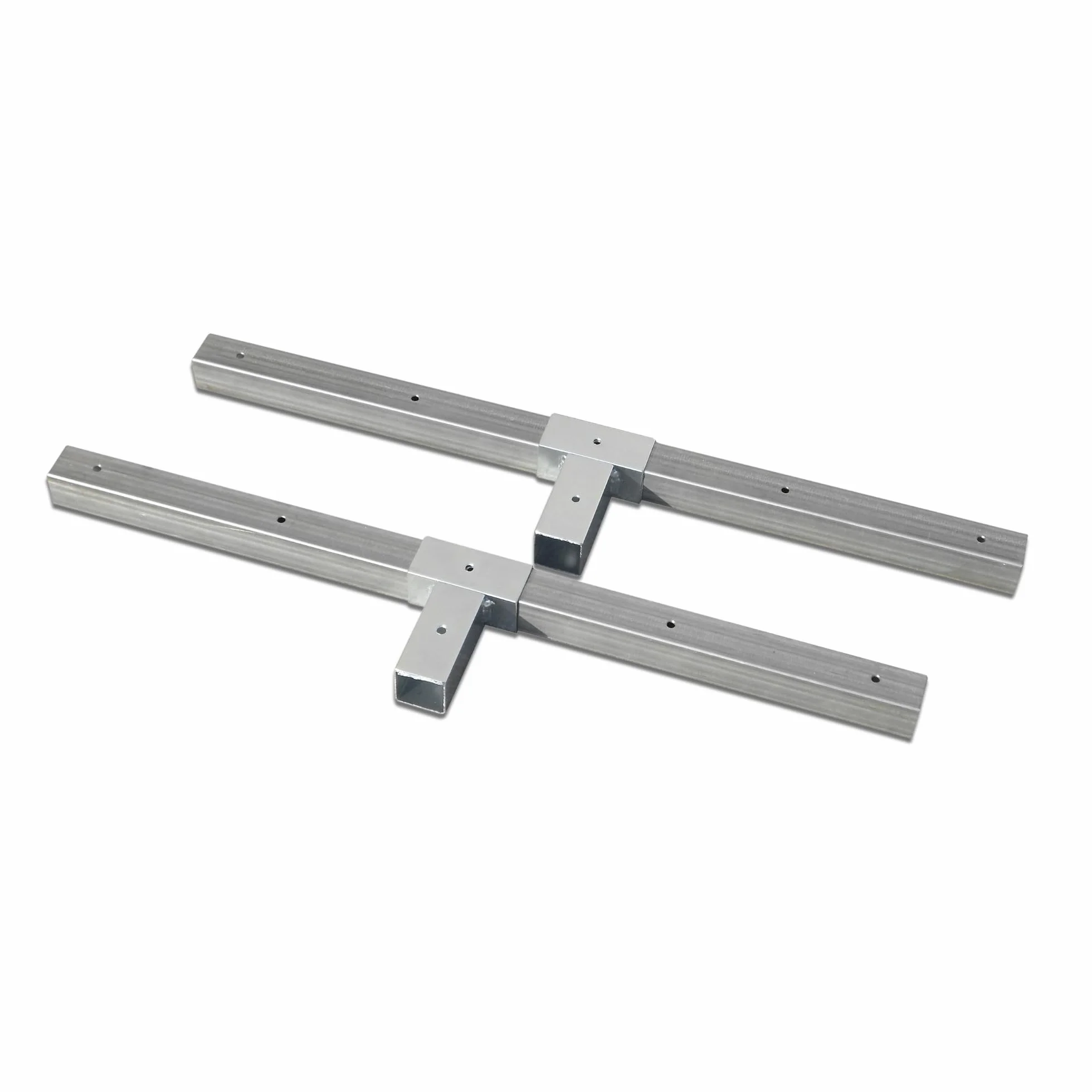 Andrys Stendi Biancheria Esterno Smontabile - Staffe per Stendere i Panni Esterno con Pali Quadri da Cementare - Acciaio Zincato a Freddo - Altezza 220cm - Fili NON Inclusi