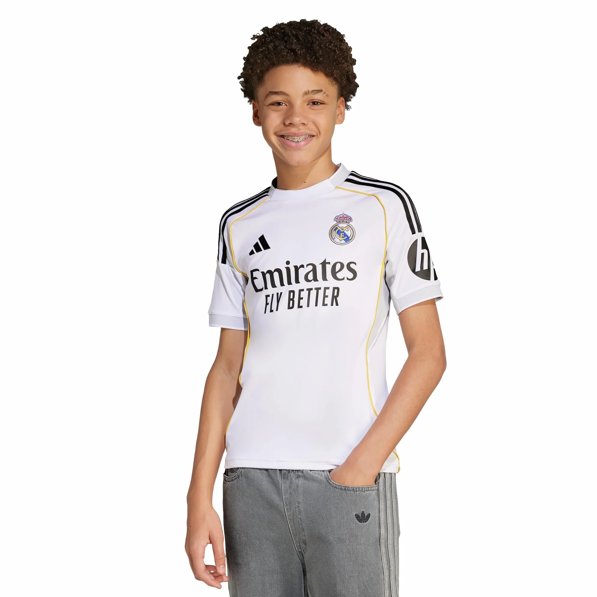 Adidas Real Madrid Home T-Shirt Unisex Bambini Ragazzi