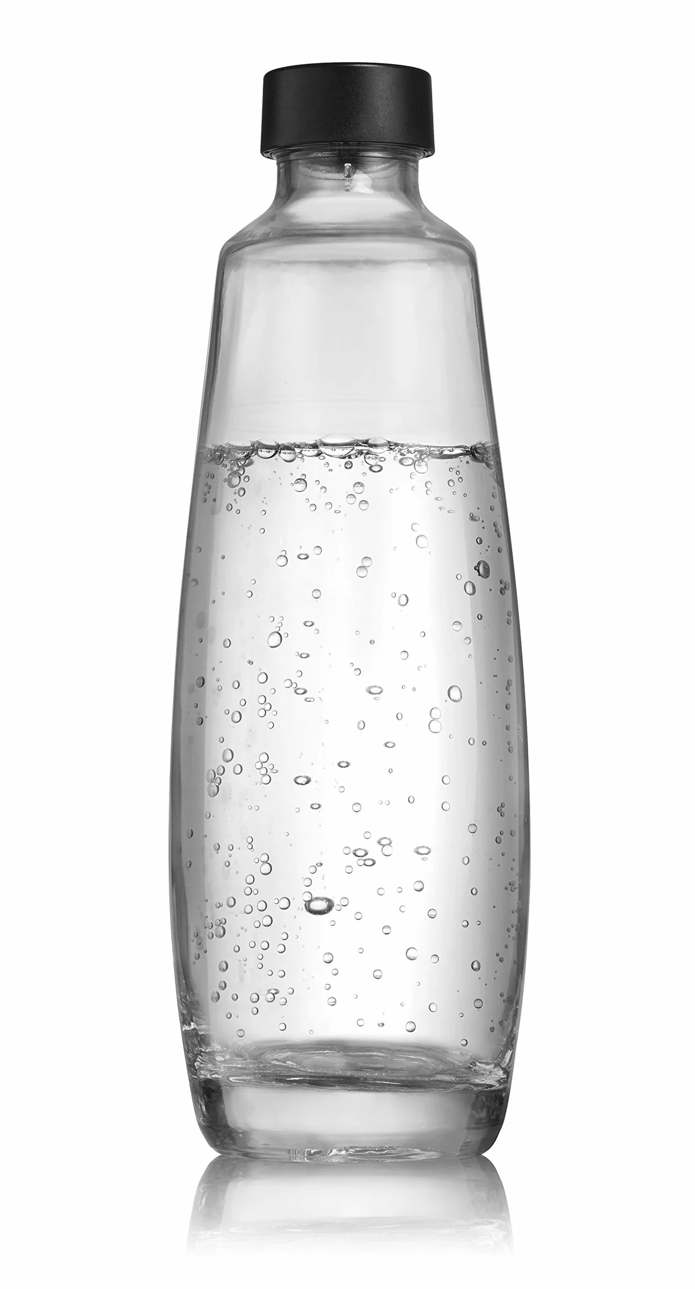 SodaStream Confezione di riserva QC con 1 Cilindro Quick Connect CO2 (resa: 60L) e 1 Bottiglia di Vetro da 1,0 l, Rosa, 27,5 x 16 x 44, 1053400490