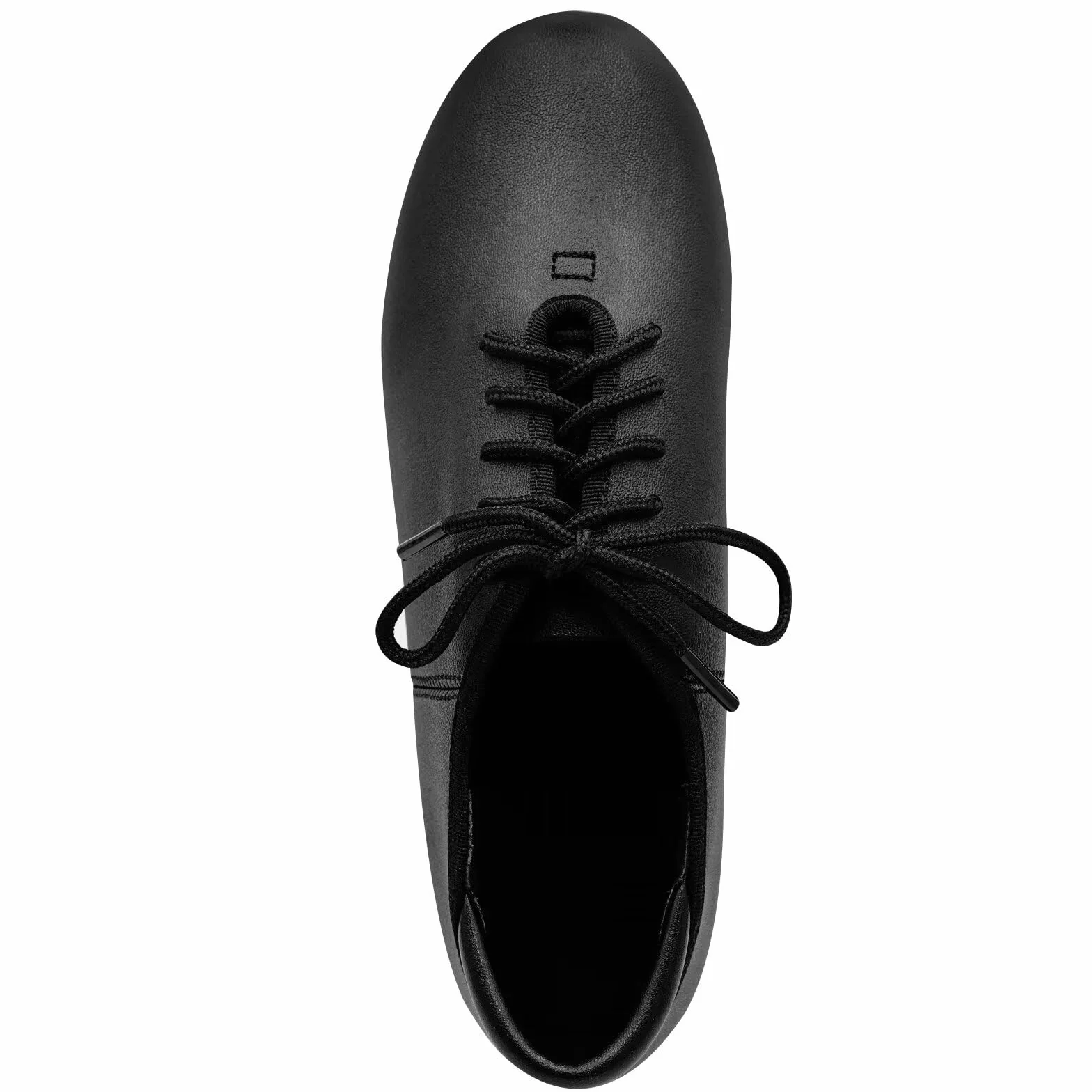 Nera Pelle Allacciata Oxford Scarpa da Tip Tap per Ragazzi Uomini