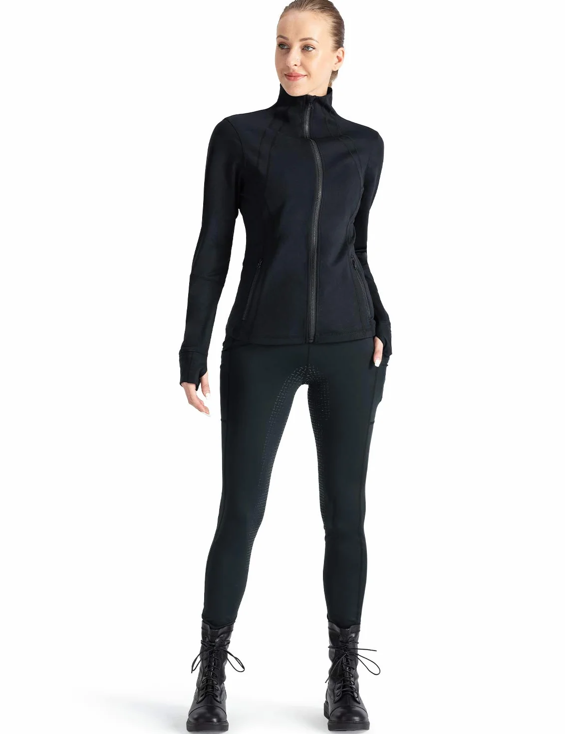 NAVISKIN Pantaloni da Equitazione Donna Calzamaglia Impugnatura Silicone Morbido Elastico