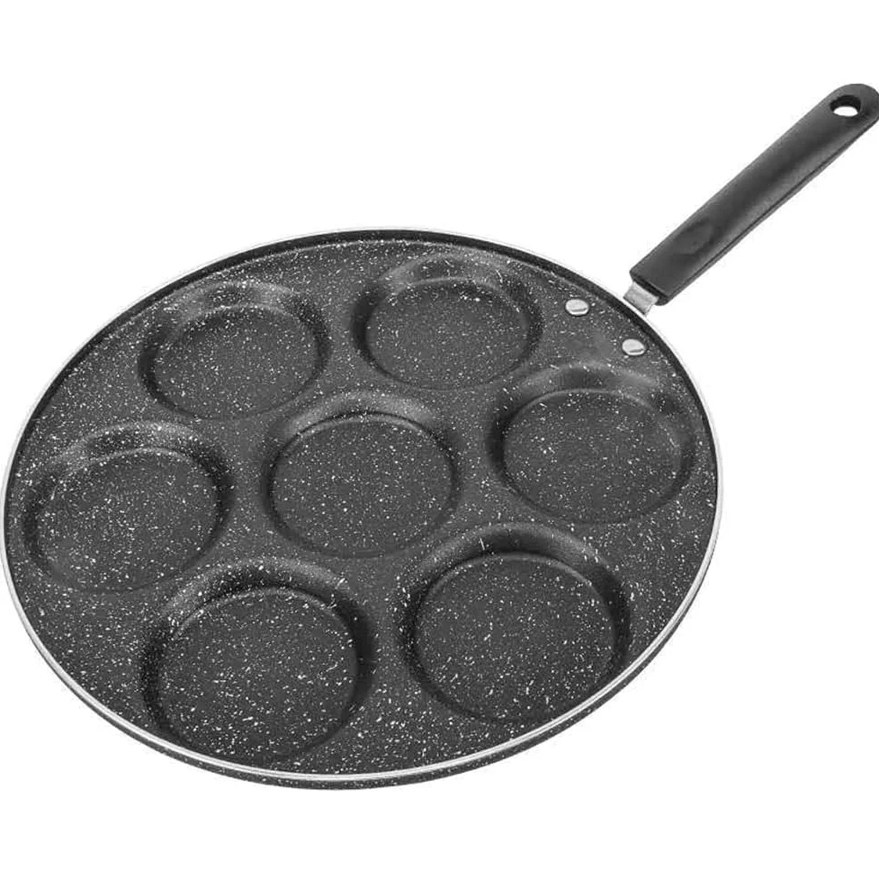 1 PCS Fori per Padelle Antiaderenti Durevoli Cottura di Uova Prosciutto Padelle Pancak Maker Pan Pentole