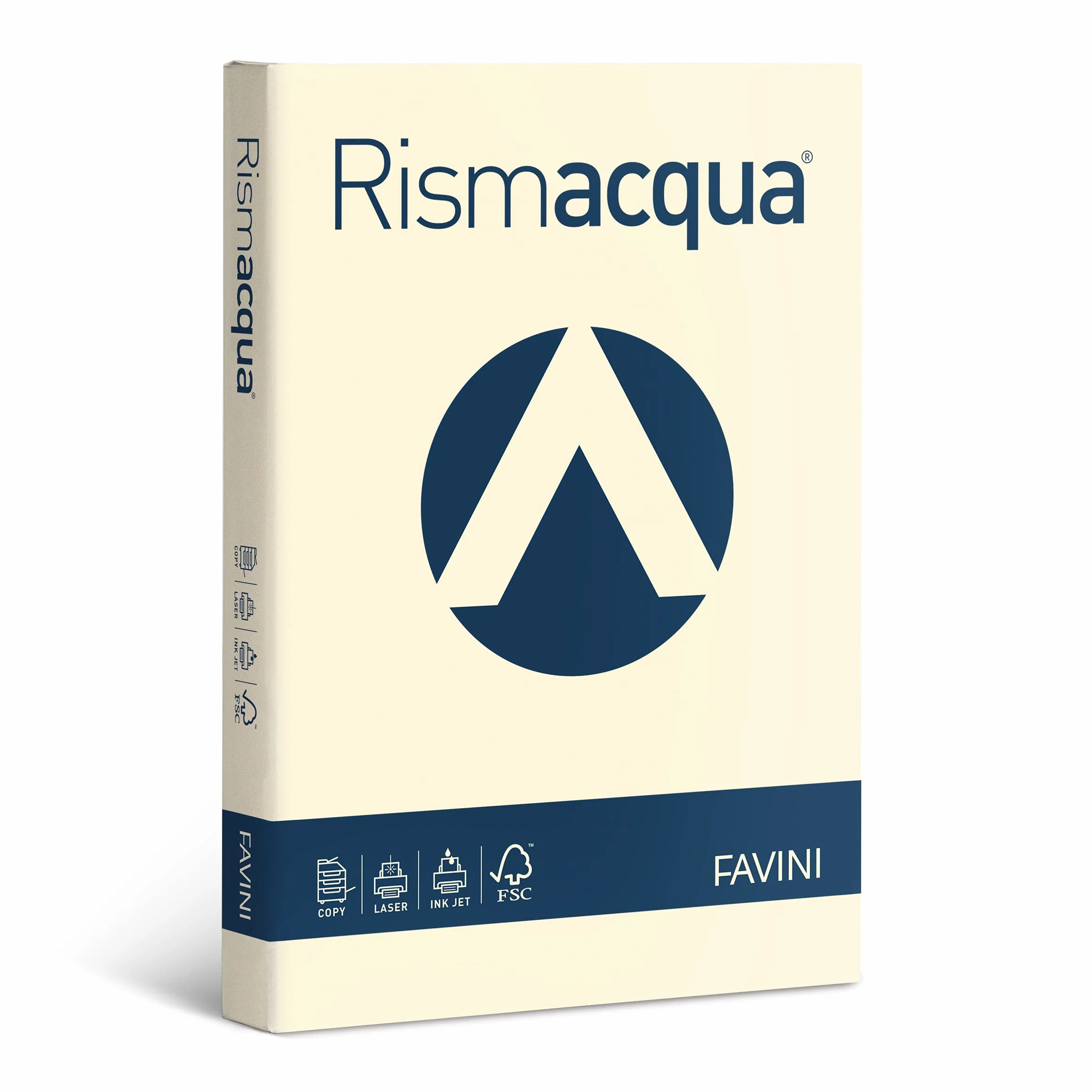 Carta RISMACQUA 200gr A4 125fg avorio 110 FAVINI