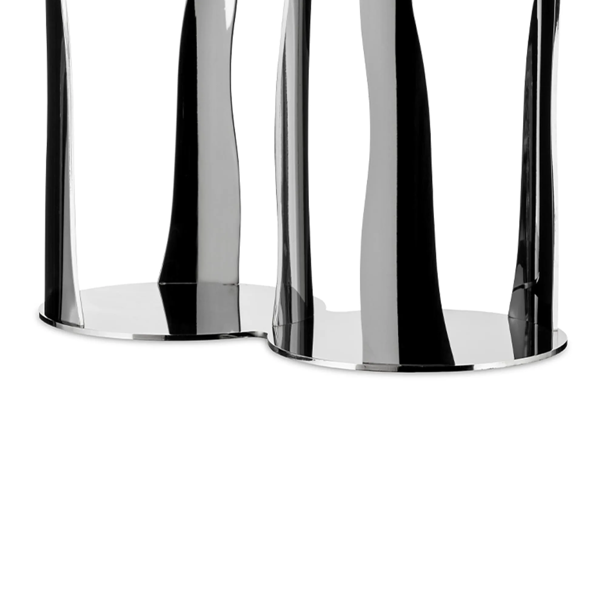 Alessi Mediterraneo ESI19 - Portabicchieri a Due Scomparti in Acciaio Inox, Lucido