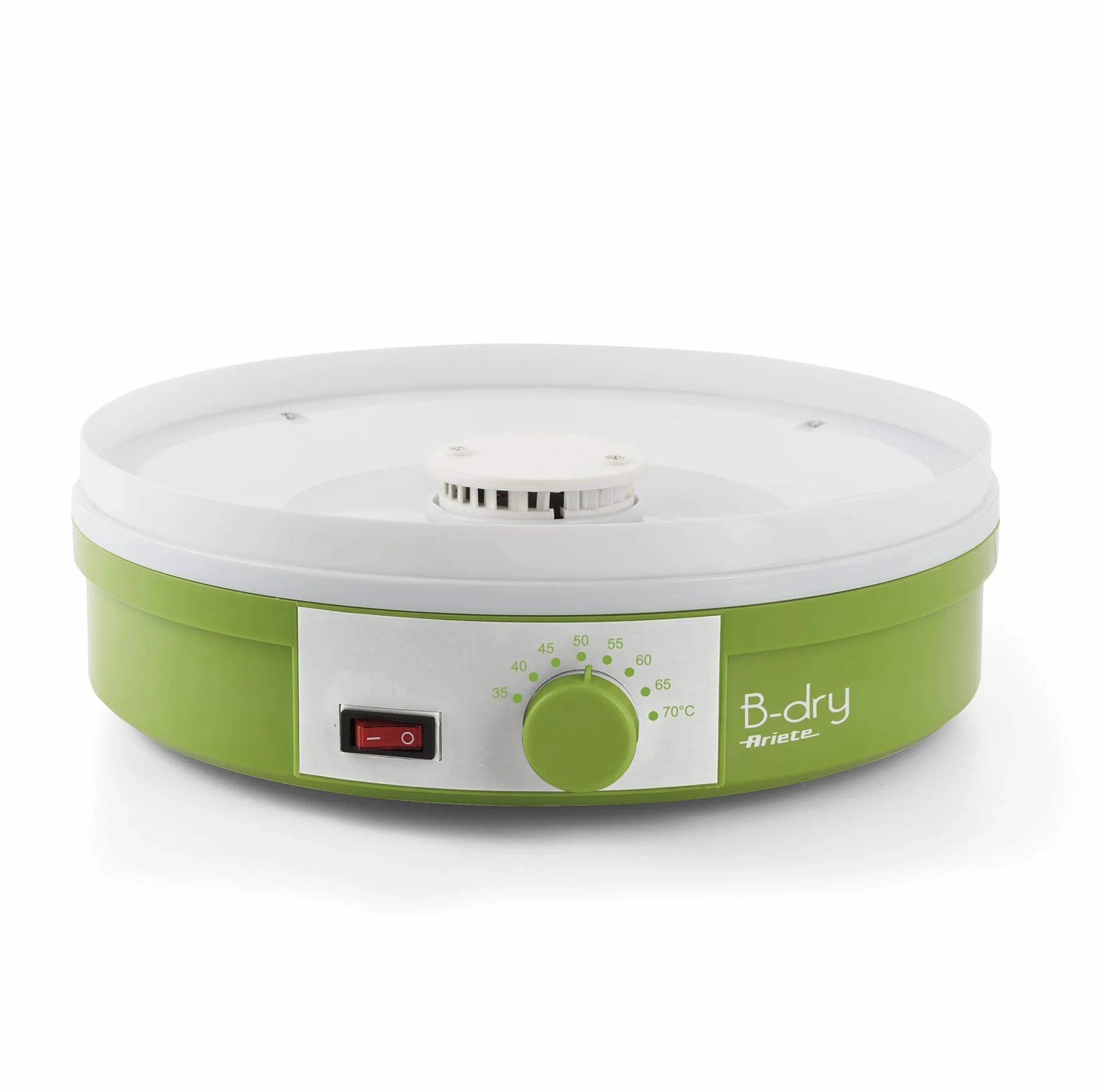 Ariete B-DRY 616, Essiccatore e Disidratatore Alimentare per Frutta e Verdura, 5 Cestelli Removibili, Temperatura da 35°C a 70°C, 245W, Verde