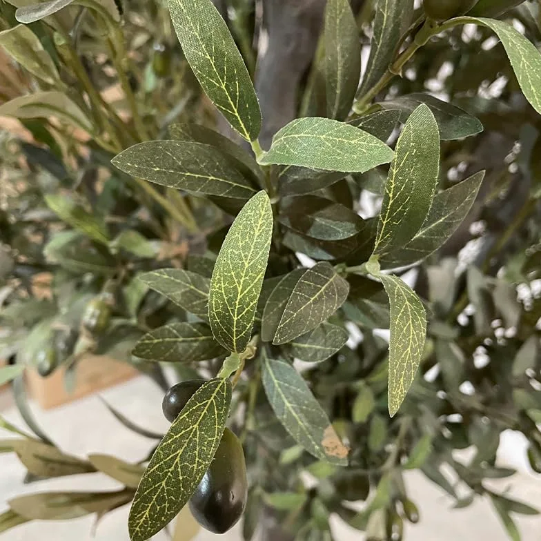 Albero Artificiale Finto ulivo olivoso Finto Seta Finta pianta di olivo pianta Finta Piante in Finto Ufficio casa Soggiorno Arredamento 2m