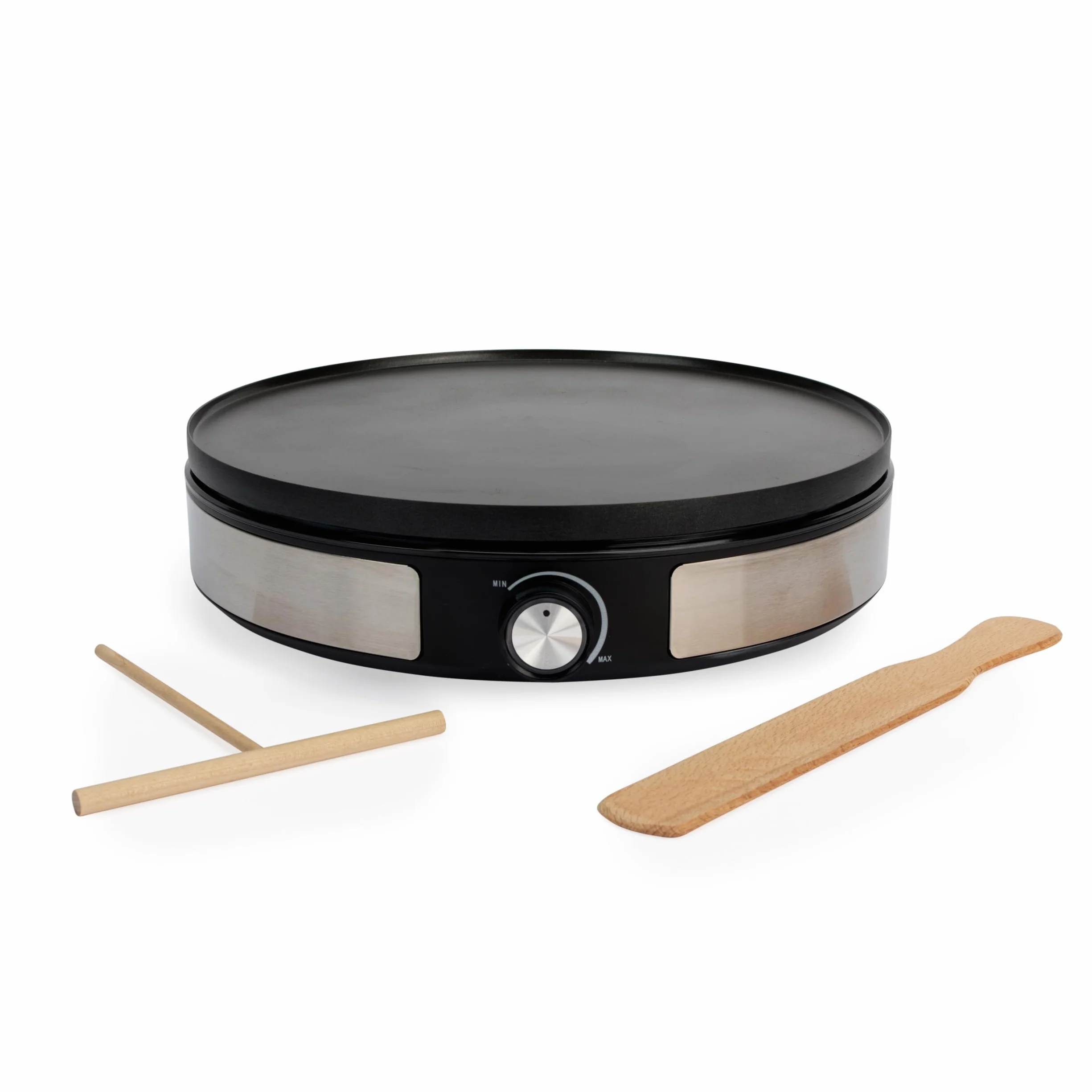 Petra Crepiera 2 in 1 Macchina per Pancake 1500W Piastra Reversibile 33 cm Antiaderente PT6225VDE