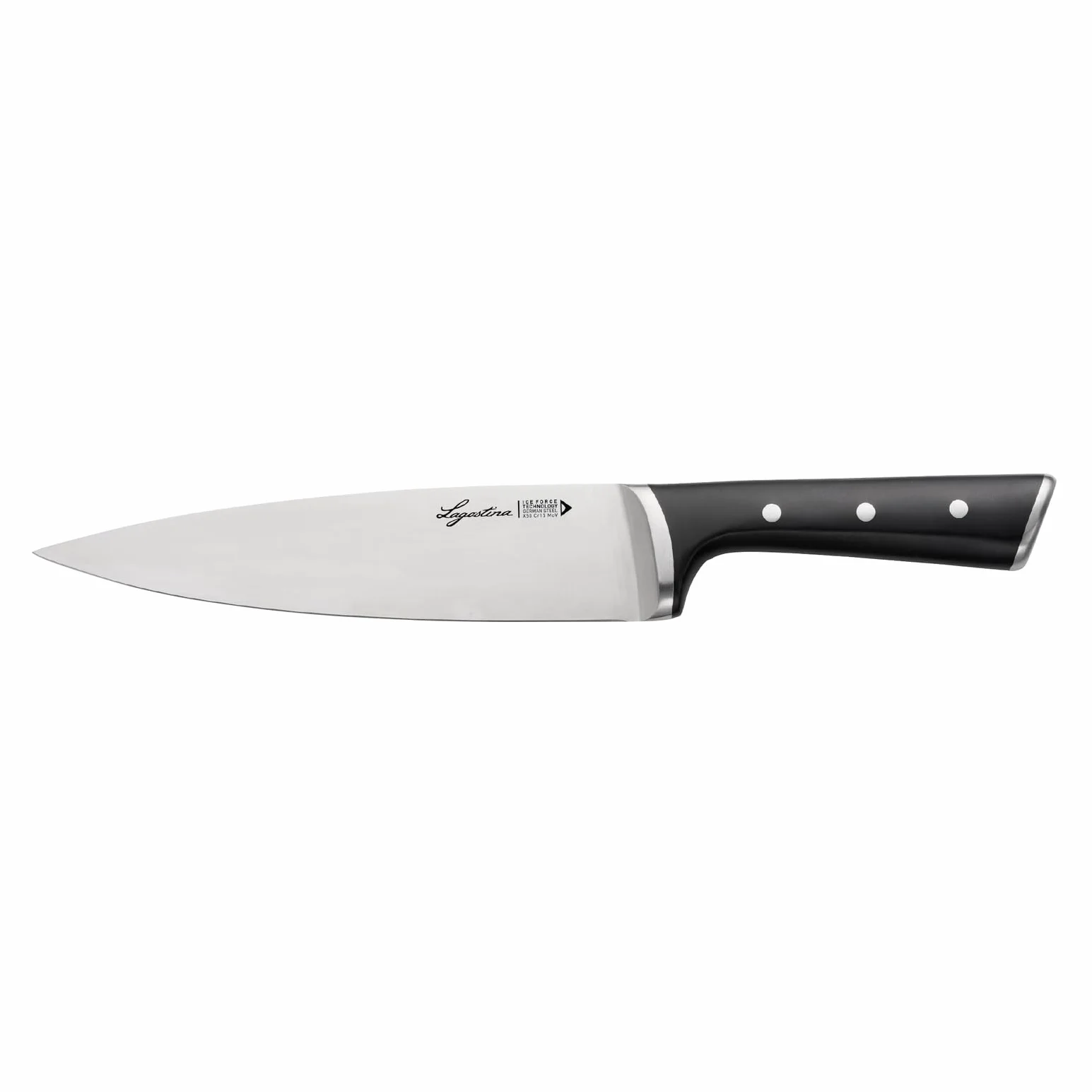 Lagostina Iceforce Coltello da Chef 20 cm Acciaio Inox Lama Raffreddata