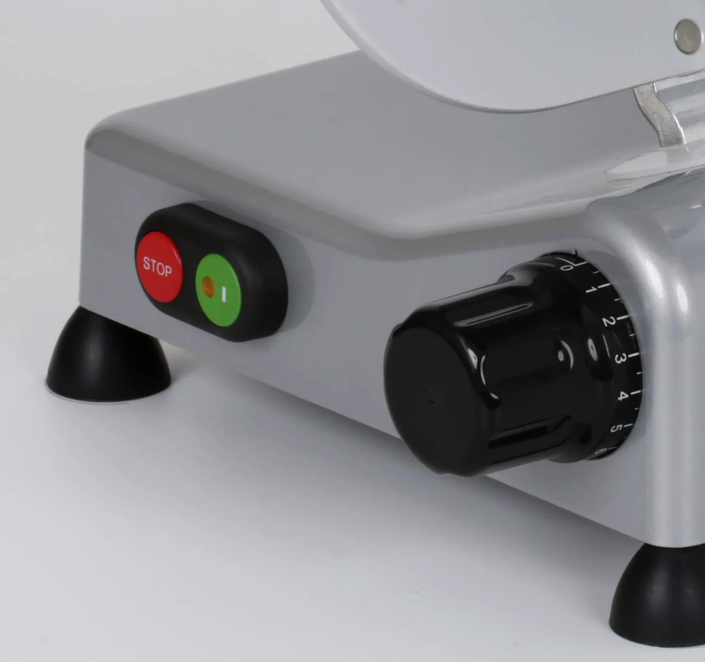 RGV Affettatrice Lusso 275/S Silver - Lama Ø275mm, Affettatrice 150W con Affilatoio Fisso, Spessore Regolabile 0–16 mm